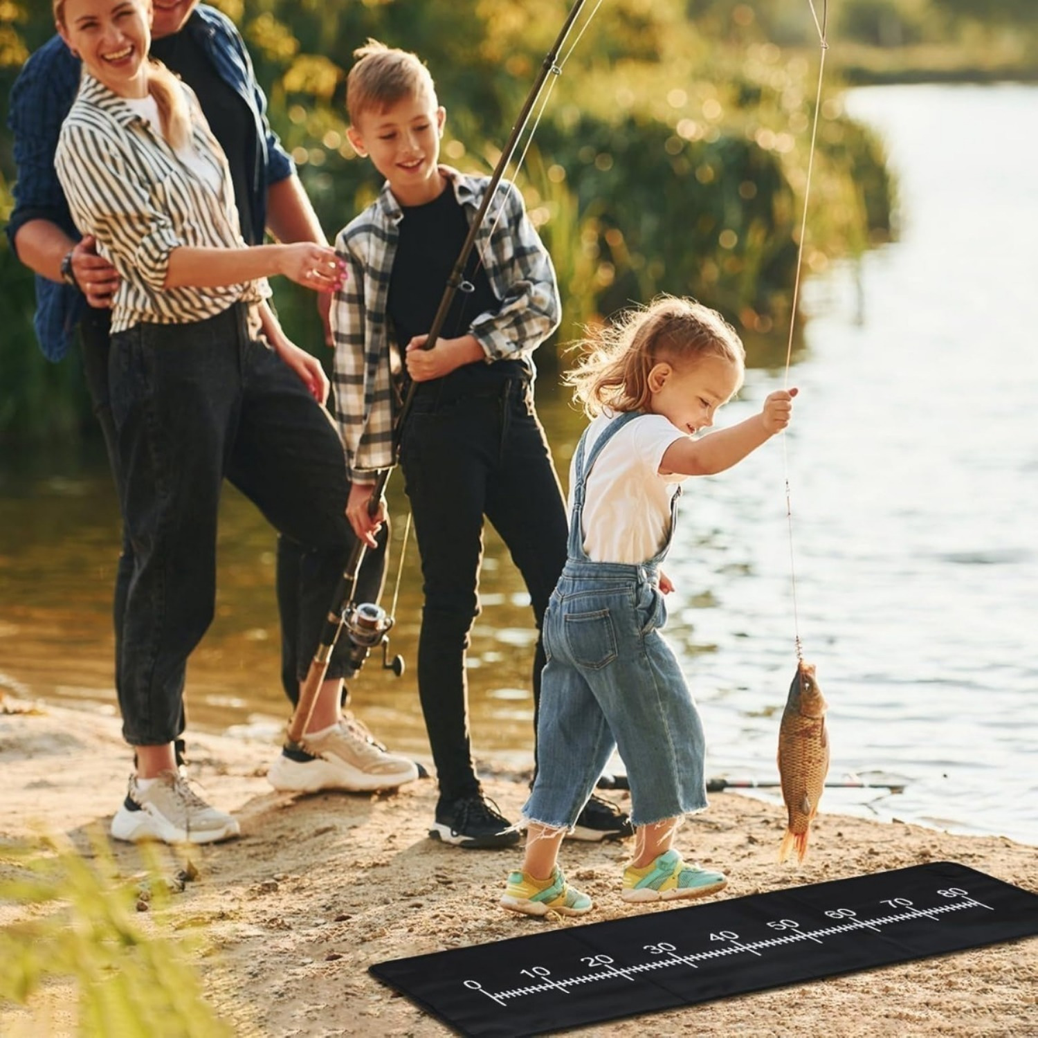 Practical Fishing Station That Doubles As A Landing Net Holder And Mat, Sturdy Fish Holder For Fishing Trips, Versatile Fishing Accessory For Shore And Boat Anglers photo 4