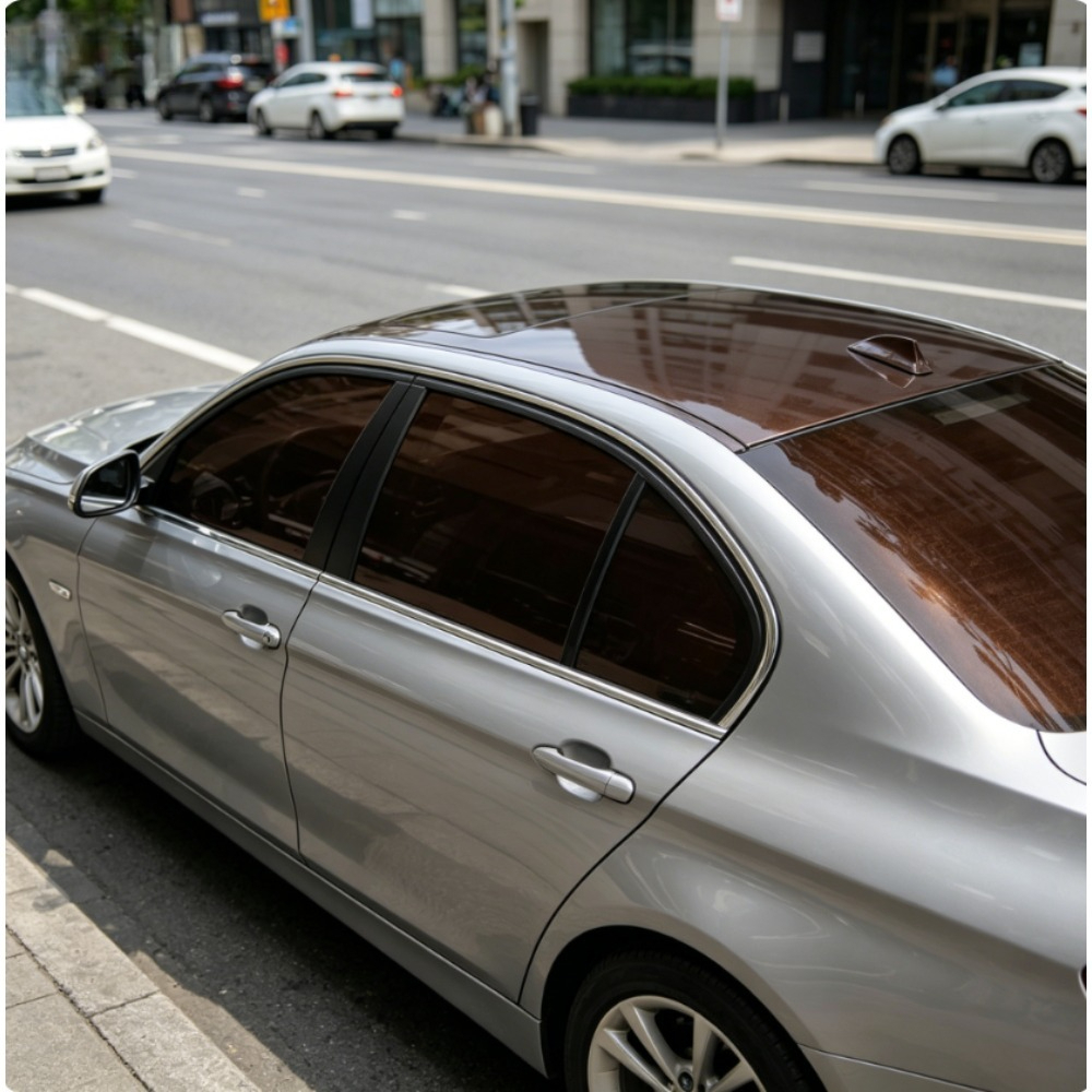 1 Set Of Car Window Tint Film, Medium Black, 35% Light Transmission, 75 Cm X 5 M—Party Supplies Set photo 2
