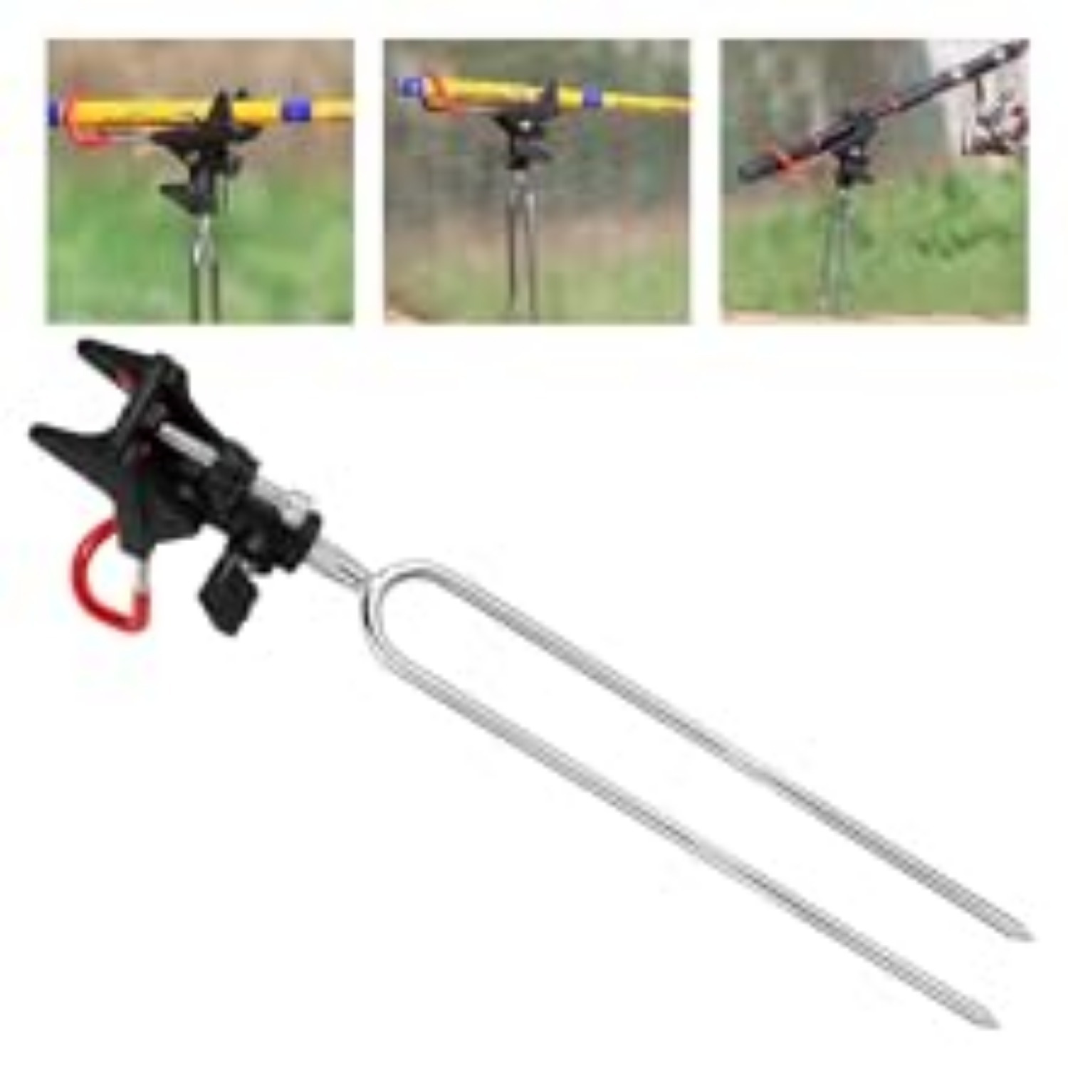 2 Fishing Rod Holders With Universal Joints For Floor Mounting—Party Accessories Set photo 5