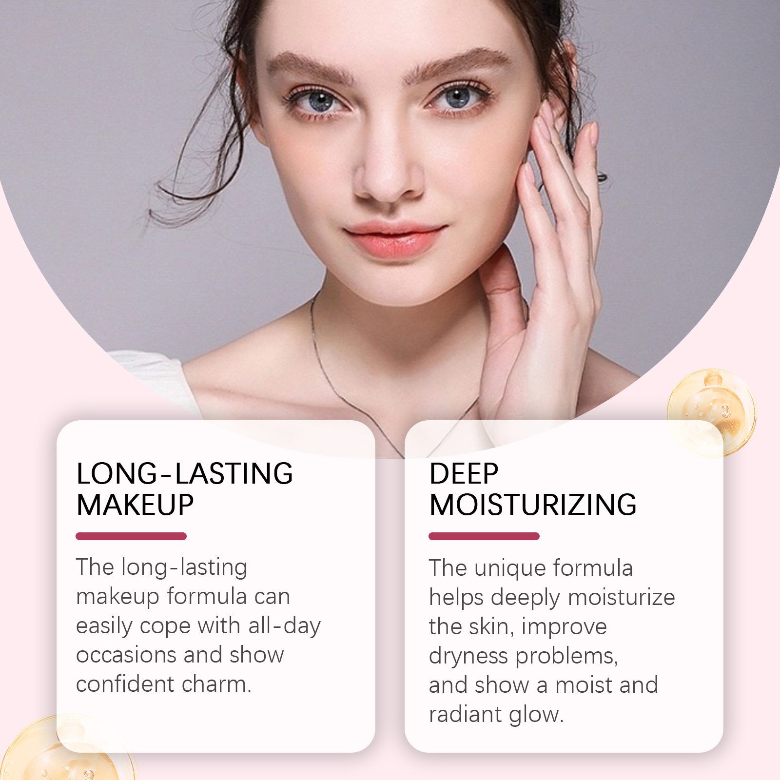 EELHOE Moisturizing Concealer Foundation Cream, Deep, 20 g photo 8