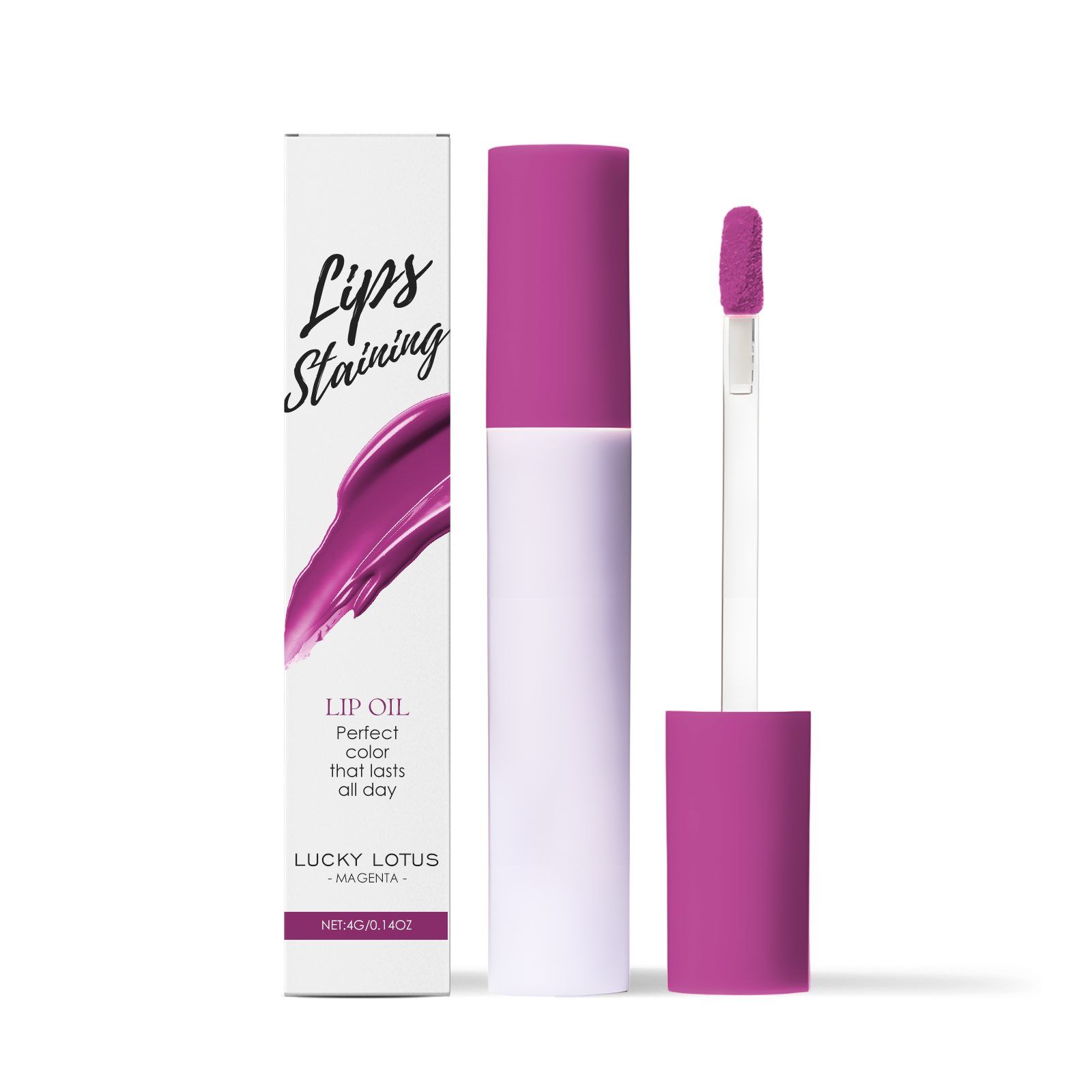 AMZ Tinted Lip Oil, Lucky Lotus, 4 g photo 3