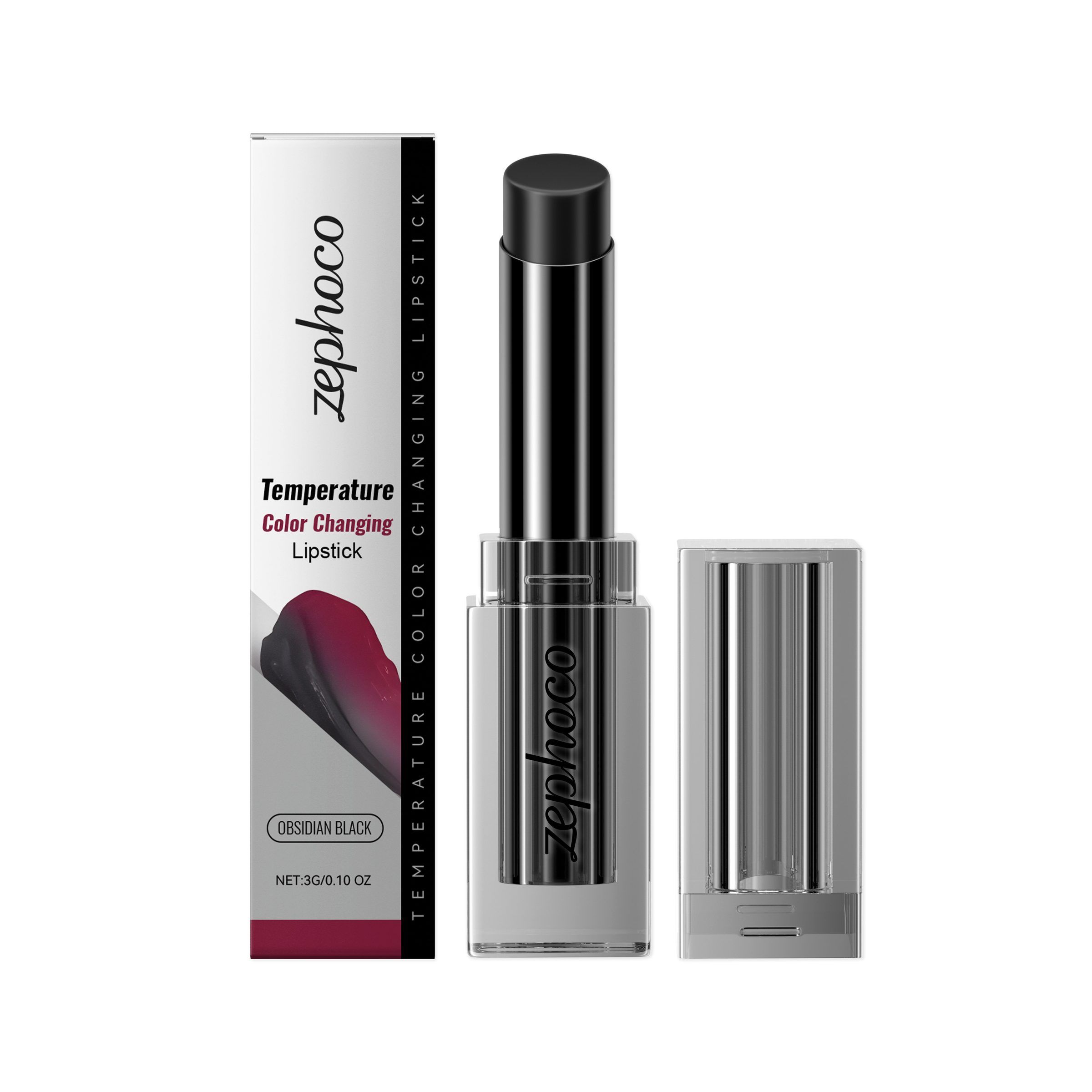 zephoco Tone-Adjusting Lipstick, Obsidian, 3 g photo 1