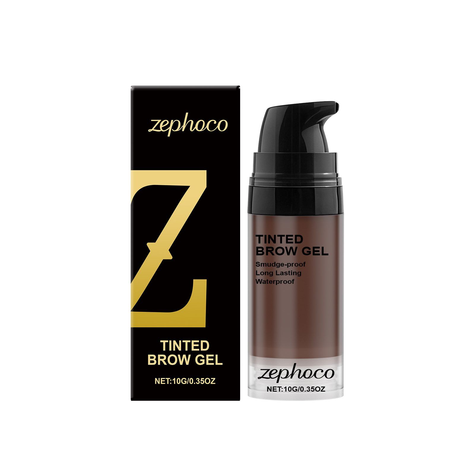 zephoco Long-Wear Brow Tint, Deep Brown, 10 g photo 8