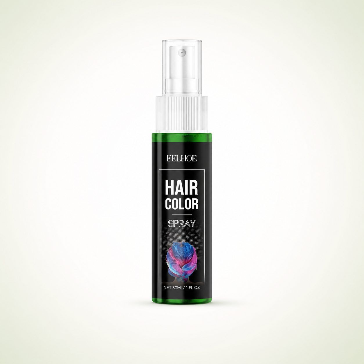 EELHOE Temporary Green Hair Color Spray 30 ml, 30 ml photo 1