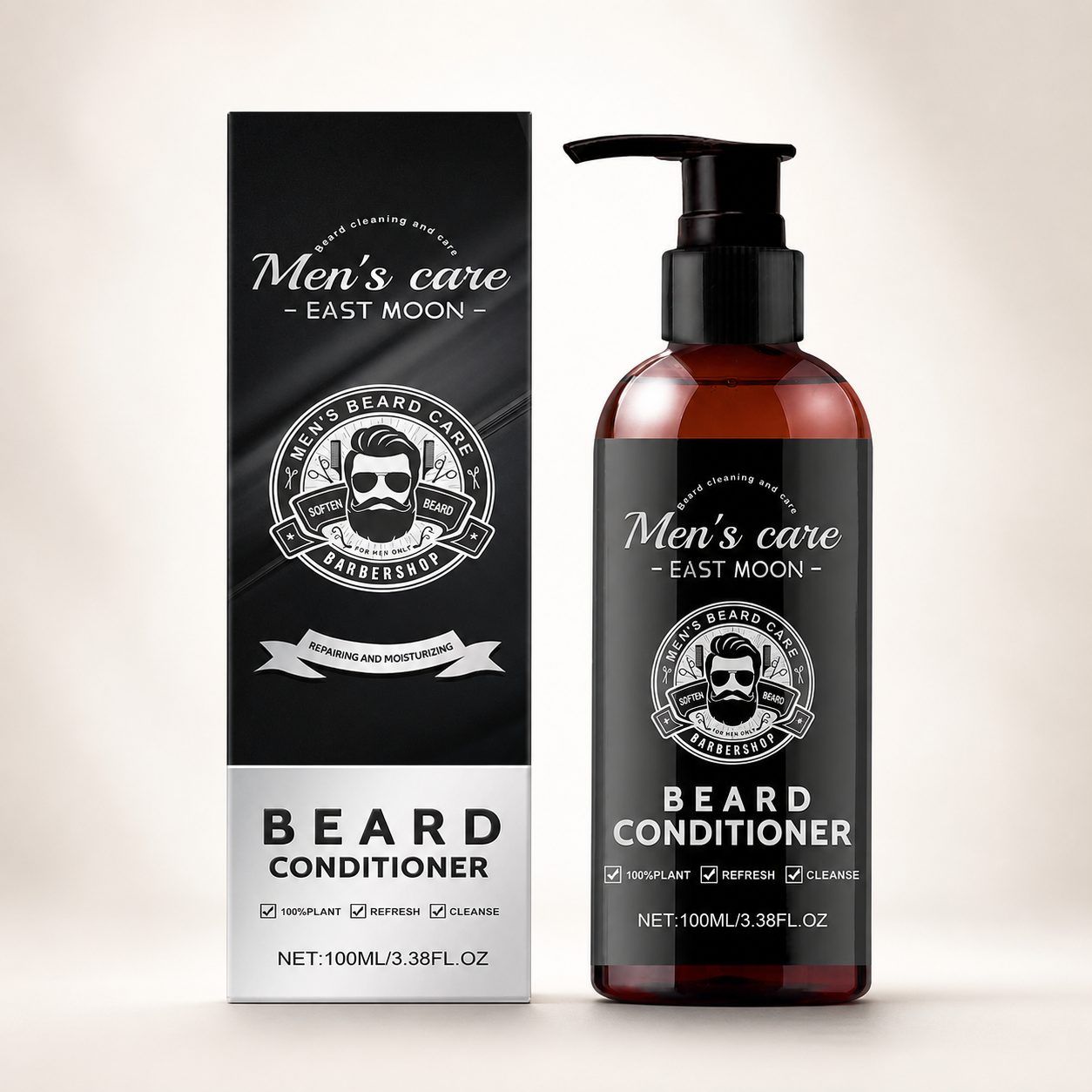 EAST MOON Men's Beard Conditioner 100 ml, 100 ml photo 1