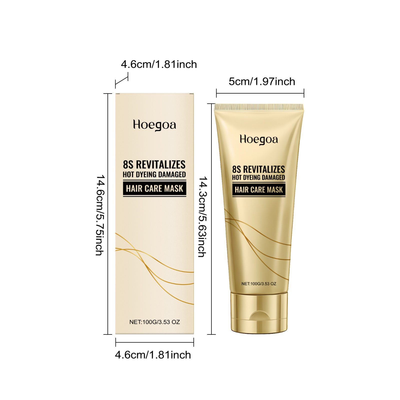 HOEGOA Post-Color Hair Conditioning Mask, 100 g photo 7
