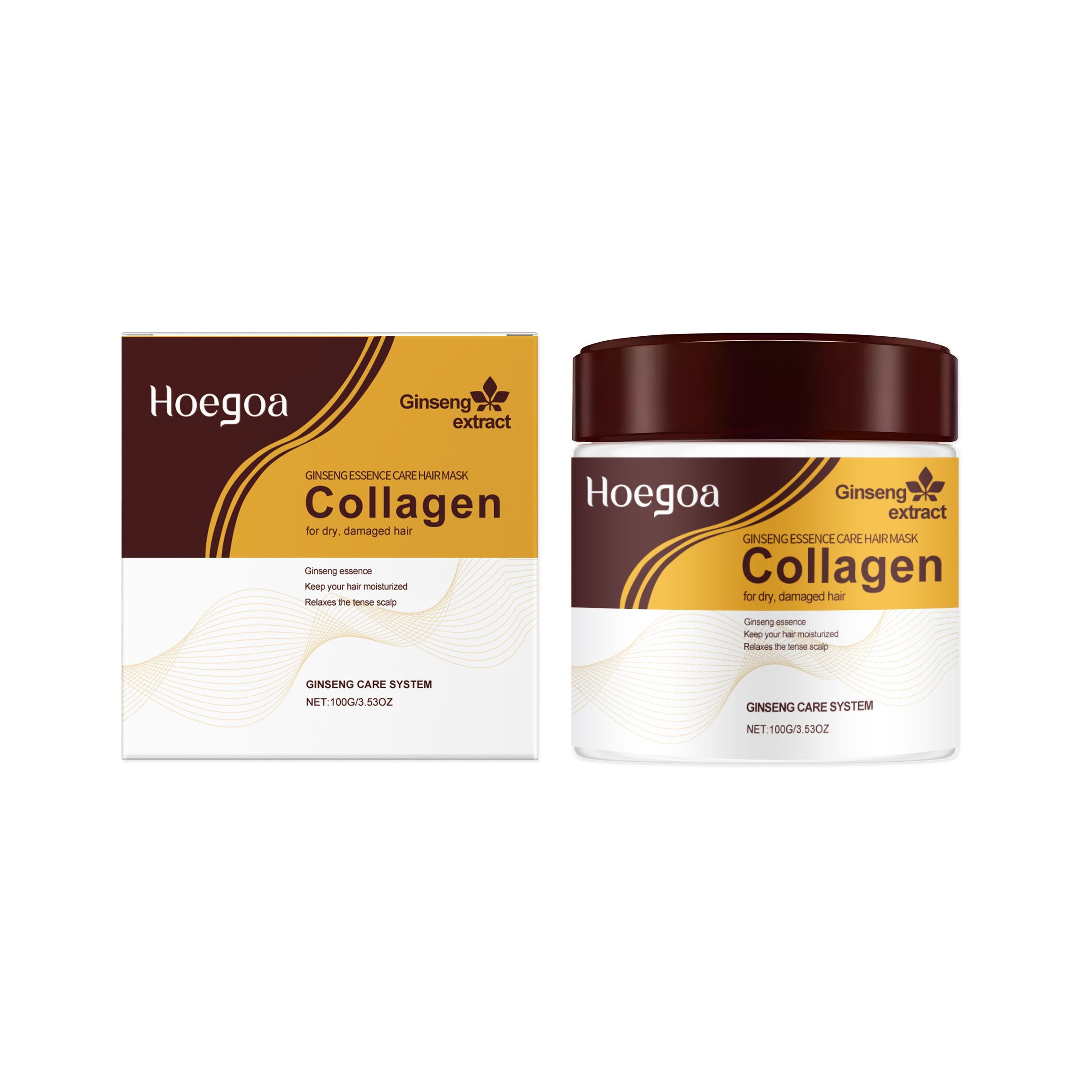 HOEGOA Argan Oil Hair Mask, 100 g photo 1