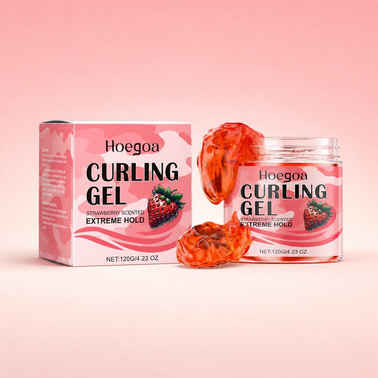 HOEGOA Strawberry Curl Styling Gel, 120 g photo 1
