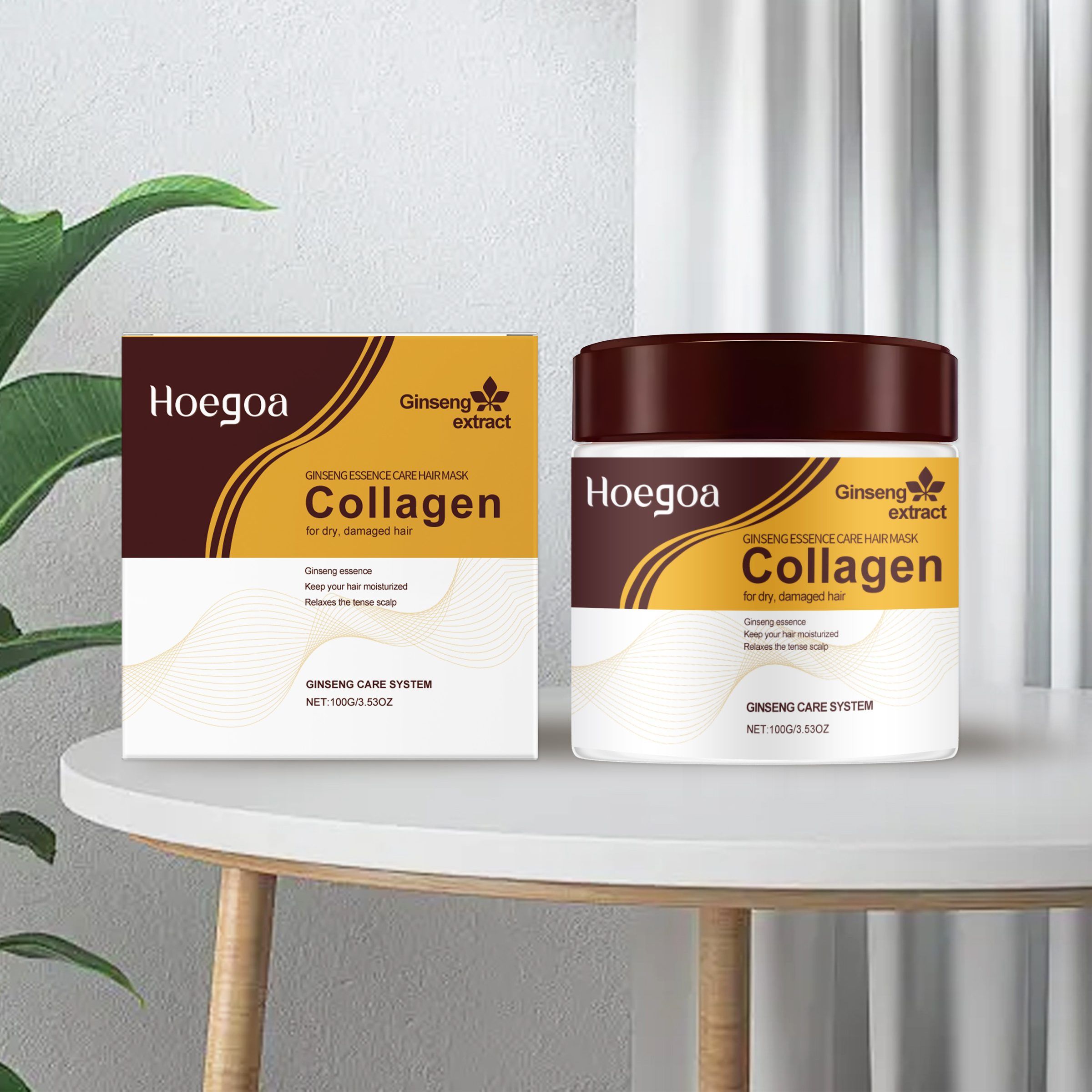 HOEGOA Argan Oil Hair Mask, 100 g photo 6