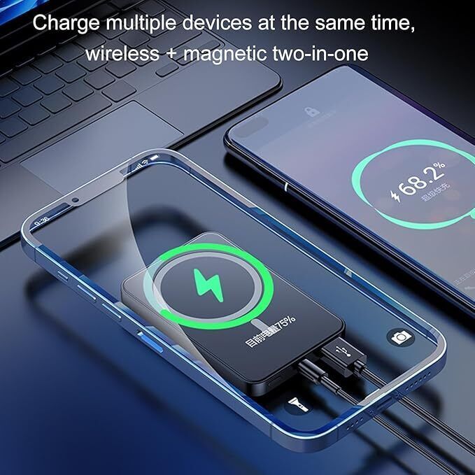 Magsafe Power Bank Portable Charger Magnetic Battery Pack For I Phone For S Amsung photo 6
