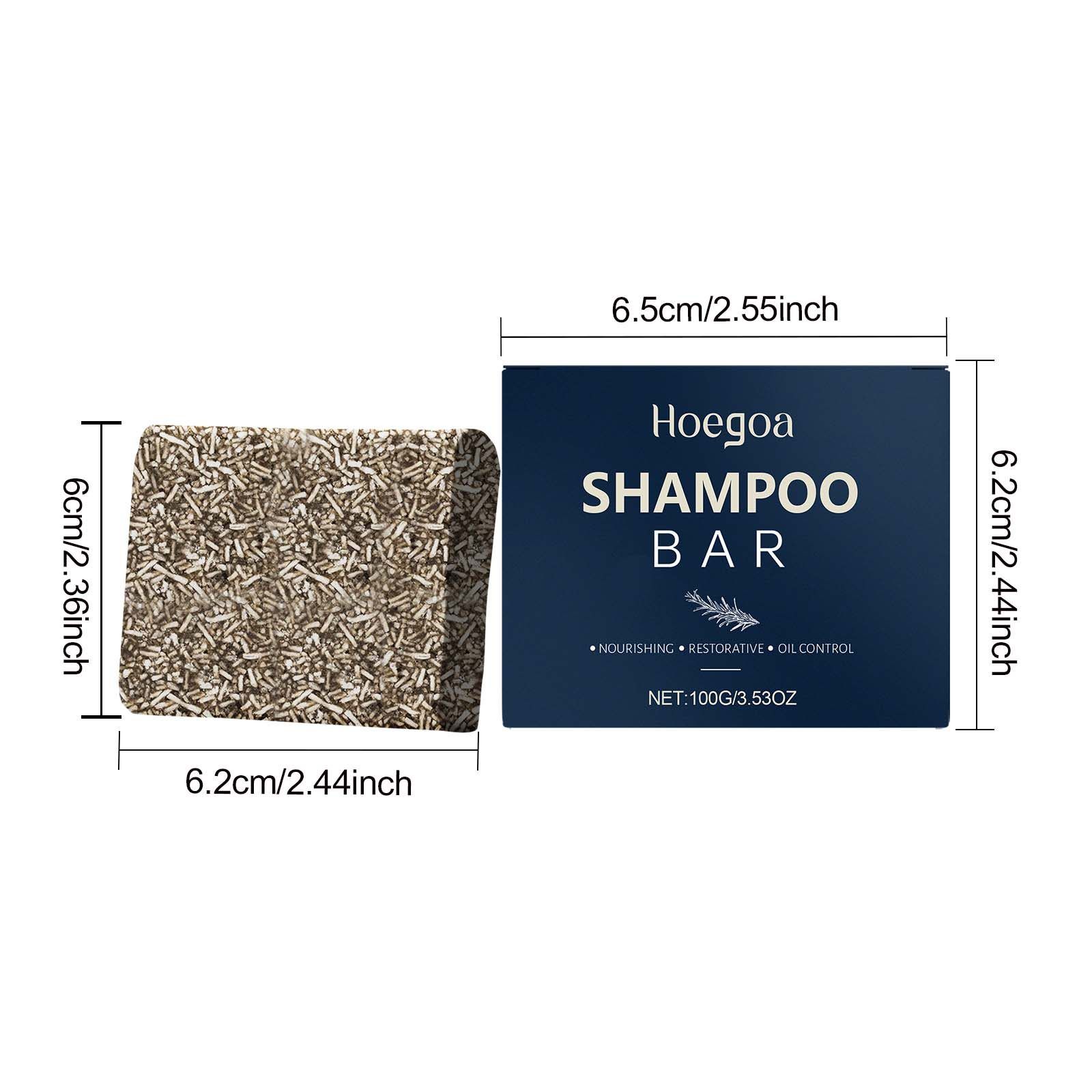 HOEGOA Rosemary Mild Shampoo Bar, 100 g photo 2