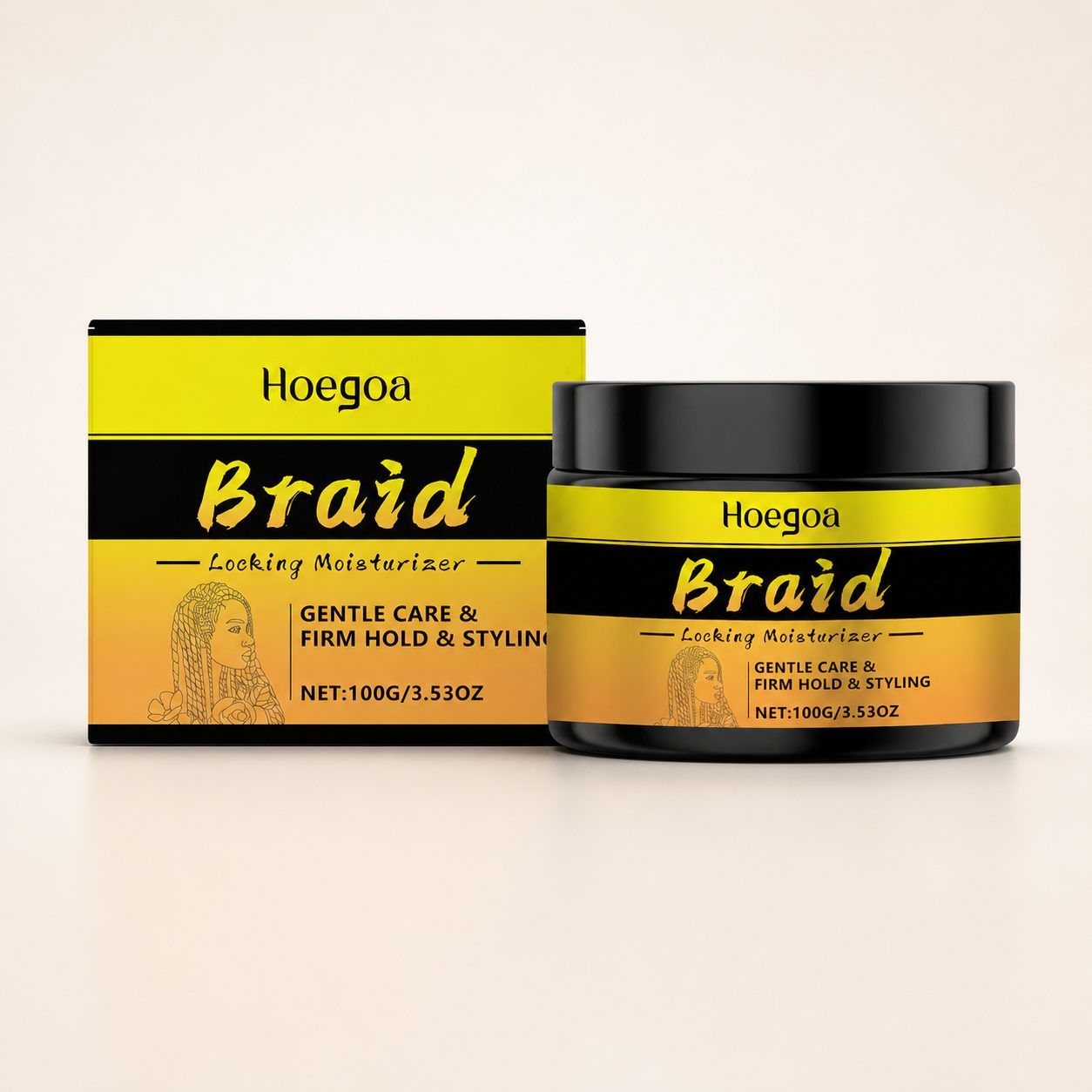 HOEGOA Moisturizing Hair Styling Gel, 100 g photo 1