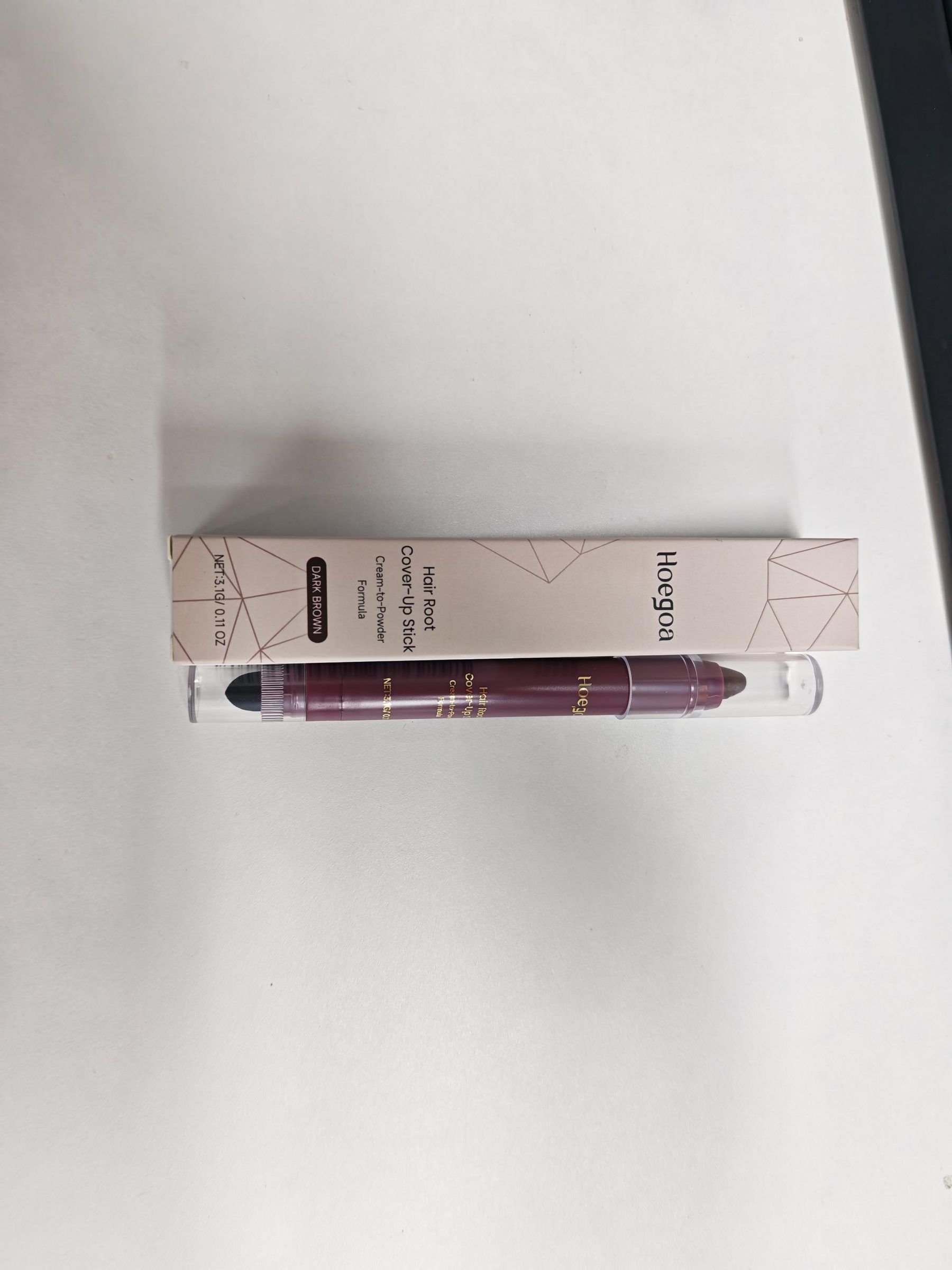 HOEGOA Temporary Dark Brown Hair Color Stick, 3.1 g photo 5