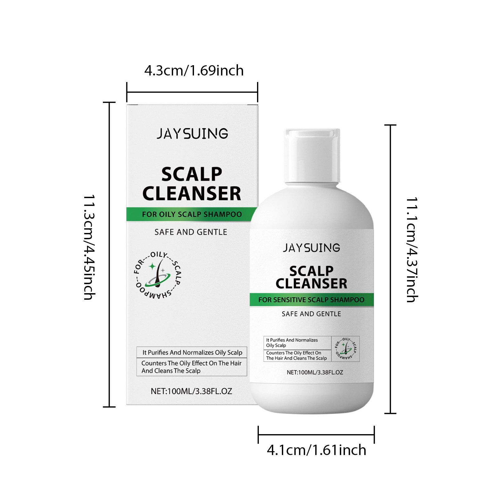JAYSUING Oil-Control Hair Shampoo, 100 ml photo 2