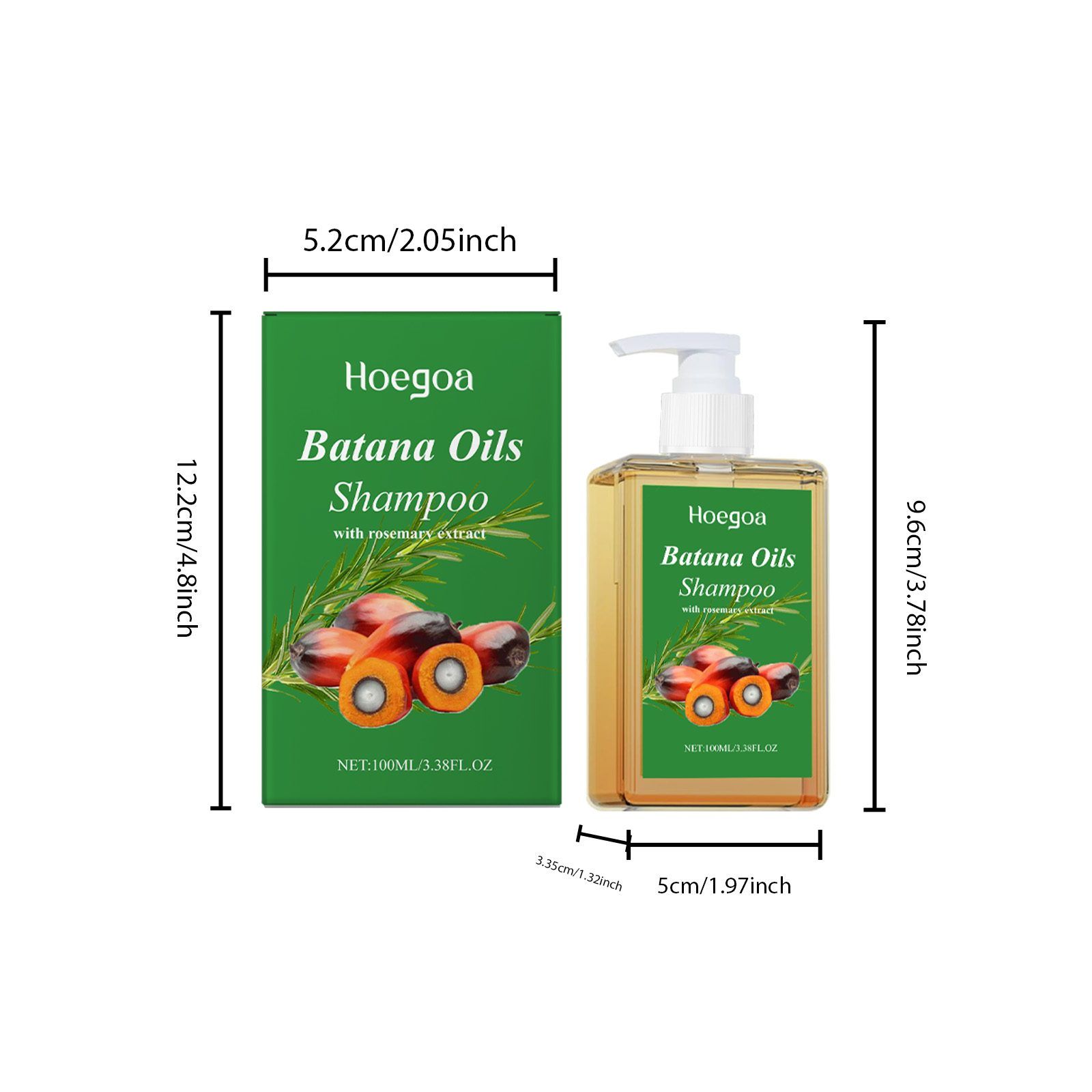 HOEGOA Batana Hair Shampoo, 100 ml photo 2