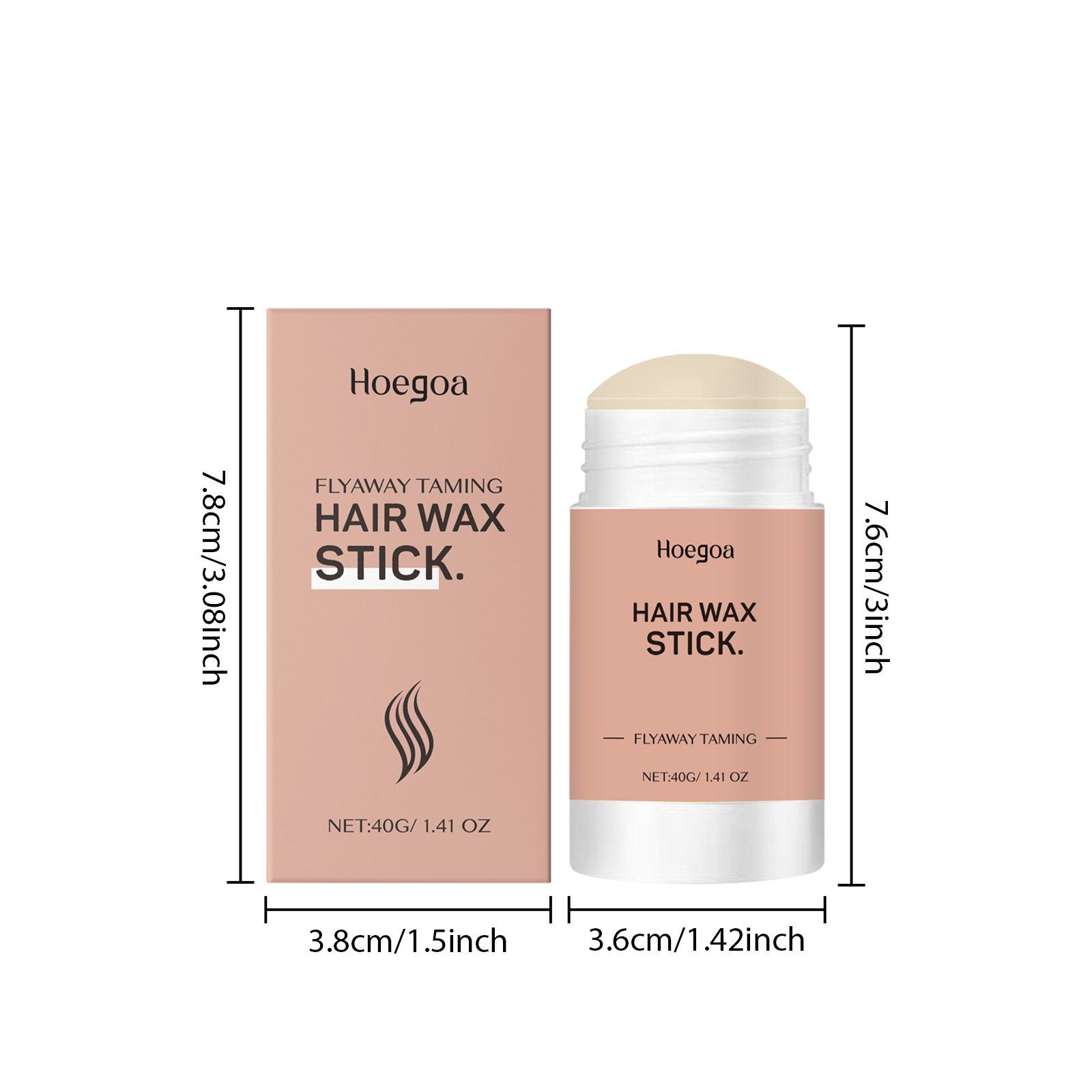 HOEGOA Shine Hair Wax Stick, 40 g photo 3