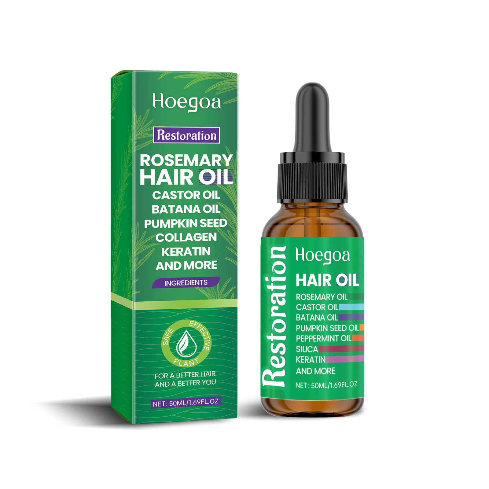 HOEGOA Rosemary Hair Care Oil, 50 ml photo 6