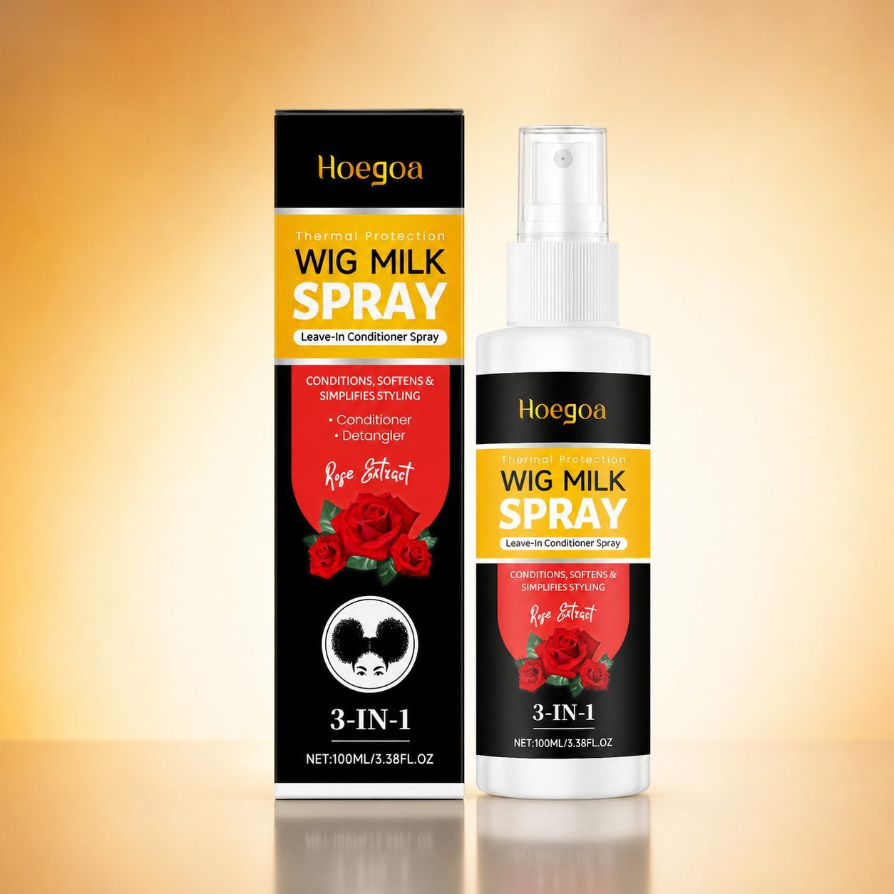 HOEGOA Leave-In Wig Care Spray, 100 ml photo 1