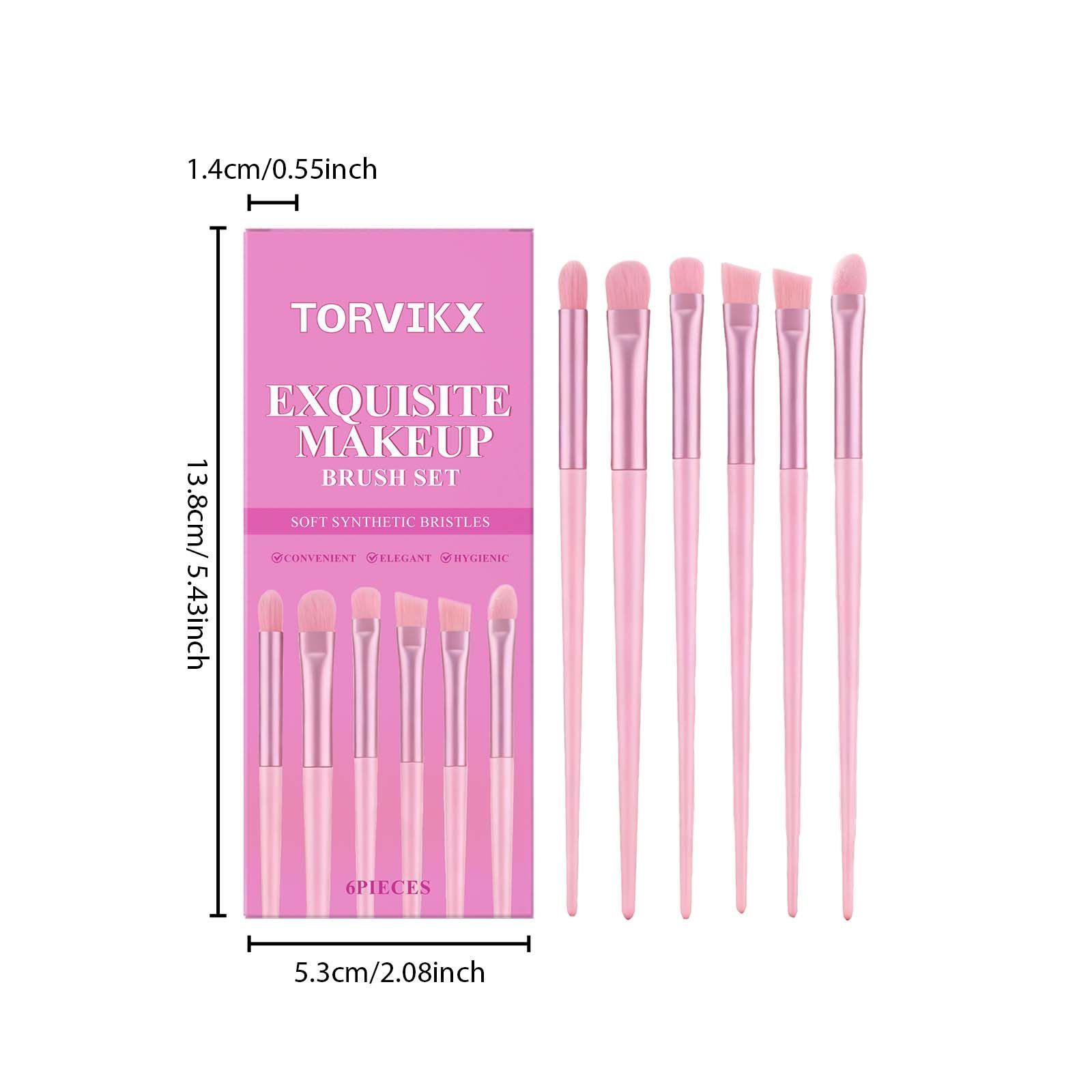 TORVIKX 6-Piece Makeup Brush Set, 6 Pieces photo 8