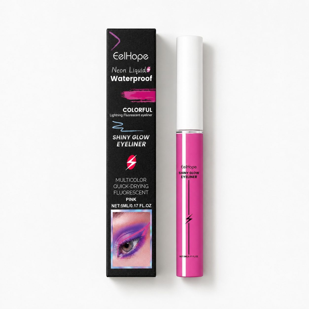 EELHOPE Liquid Eyeliner, Pink, 5 ml photo 8