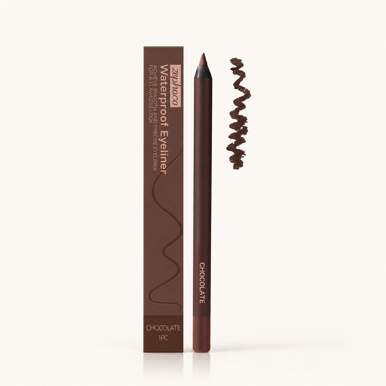 zephoco Eyeliner Pencil, Chocolate Brown, 1 Piece photo 1