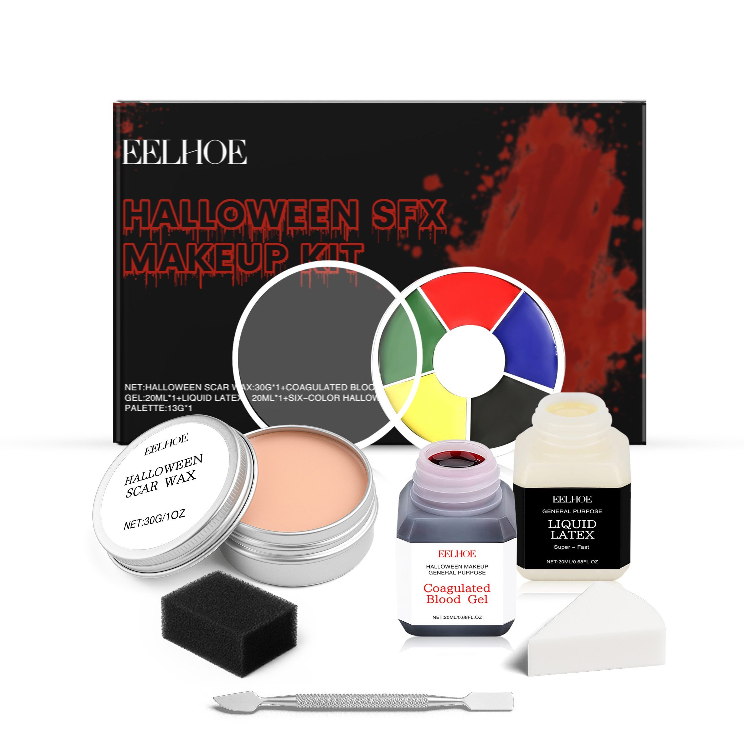 EELHOE Halloween Special Effects Makeup Set, 1 Set photo 5