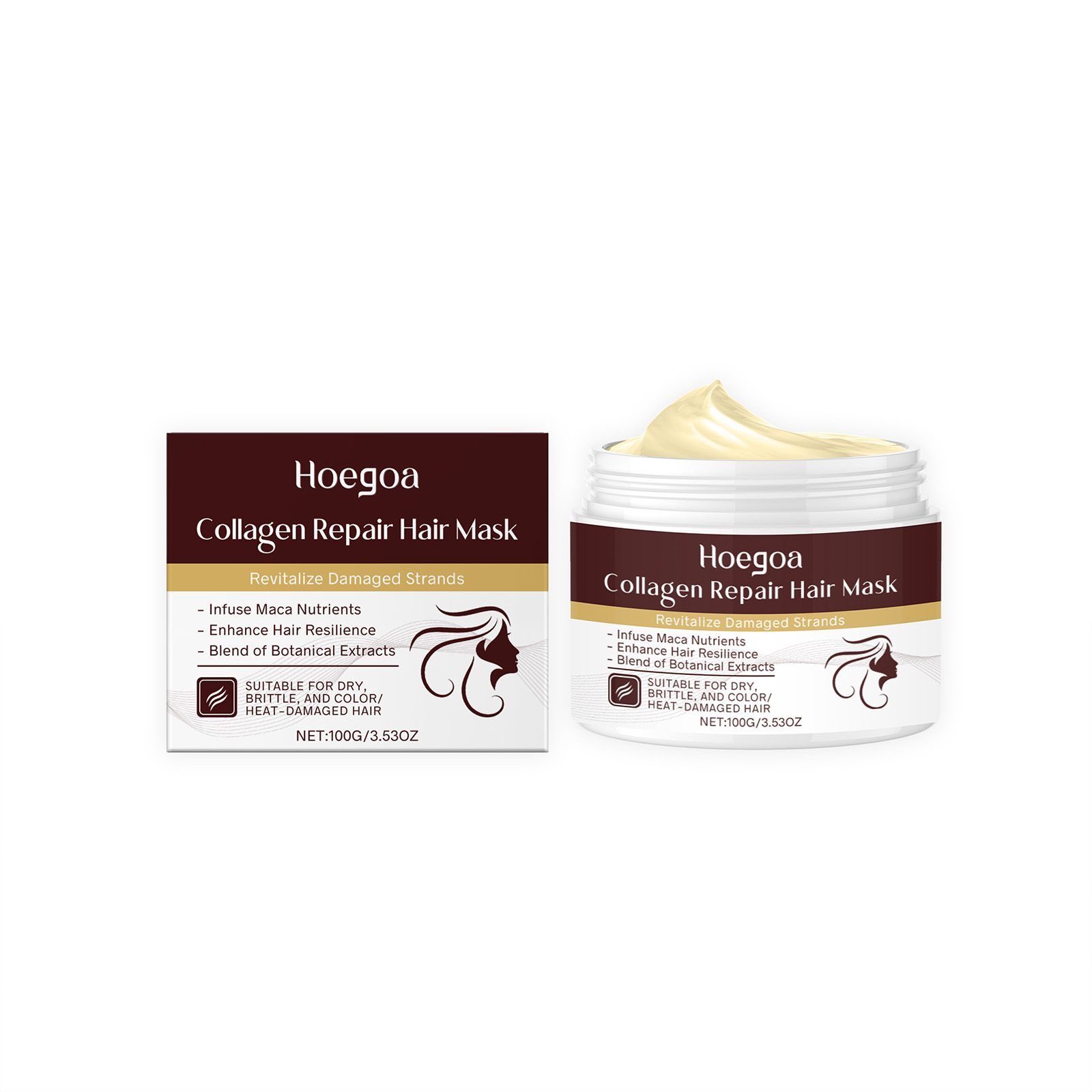 HOEGOA Collagen Hair Conditioner, 100 g photo 3