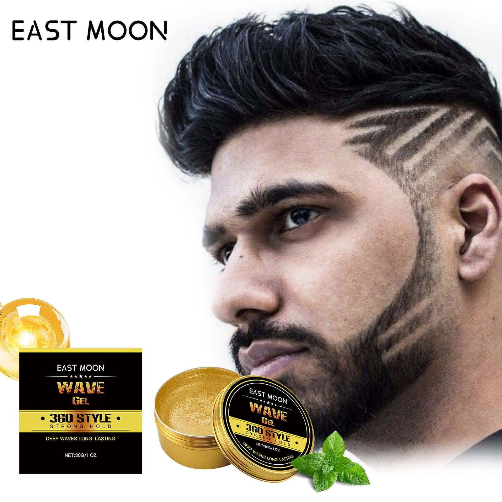 EAST MOON Men's Wave Styling Gel, 30 g photo 7