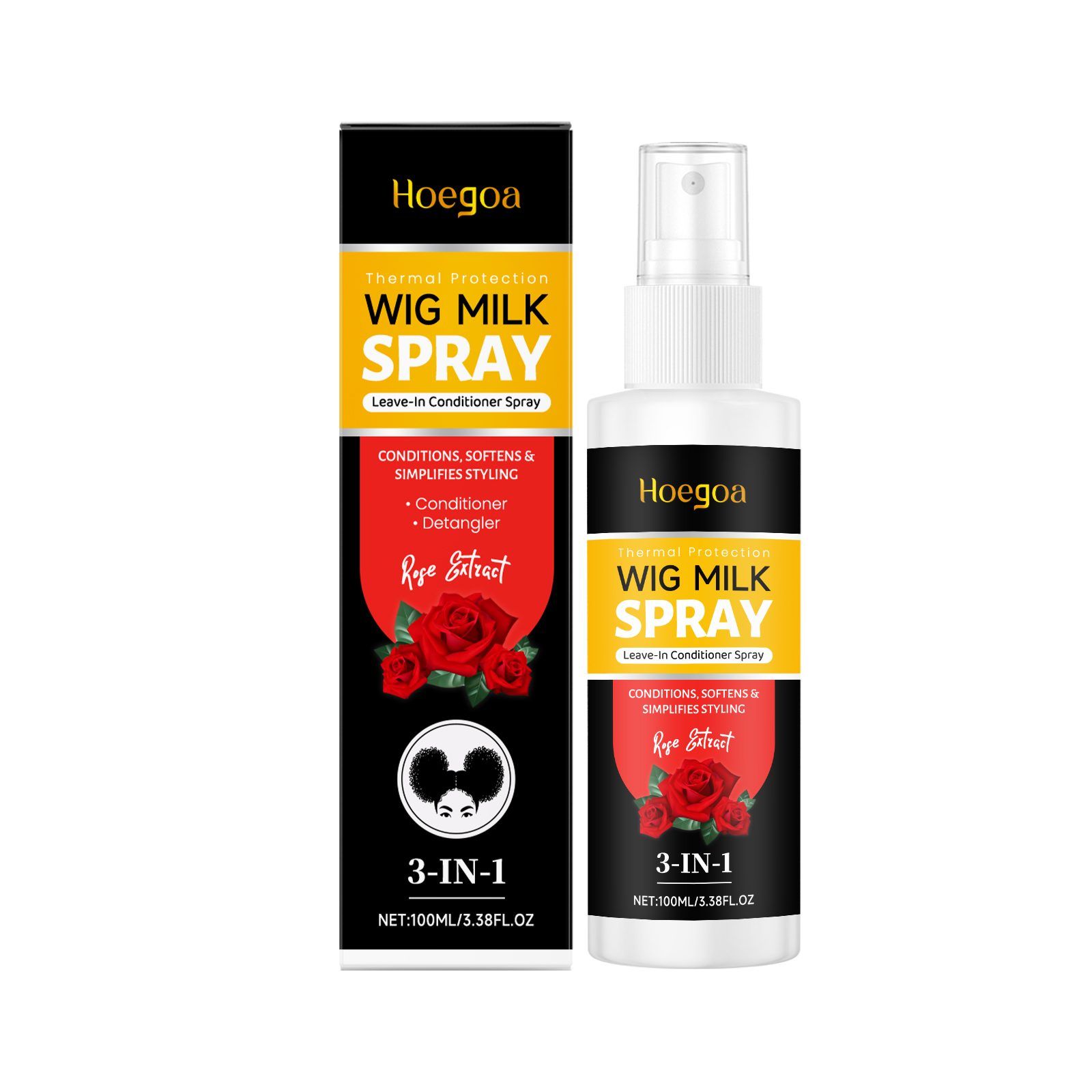 HOEGOA Leave-In Wig Care Spray, 100 ml photo 8