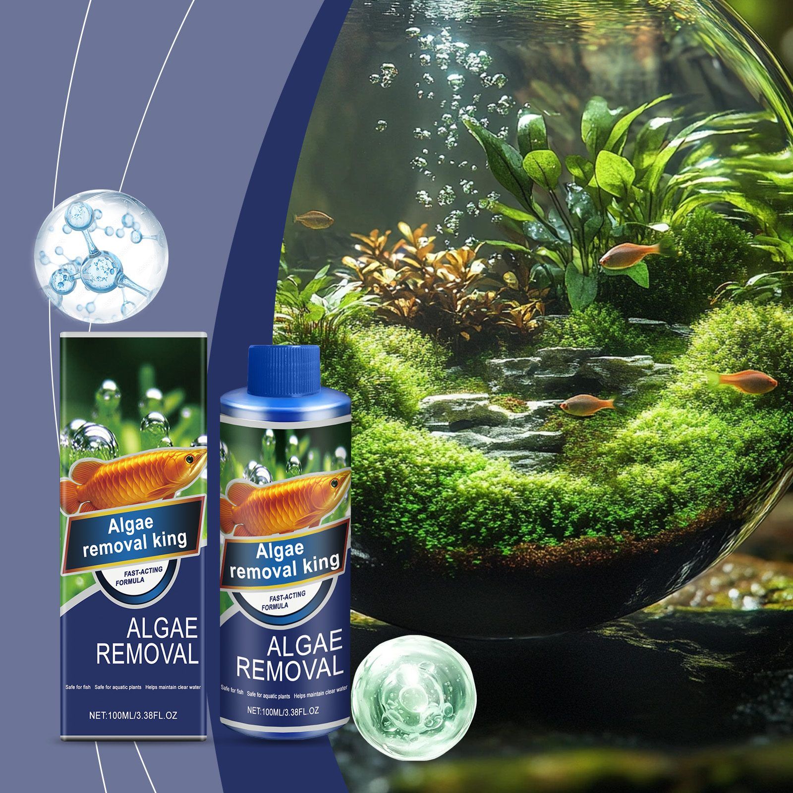 AMZ Aquarium Water Conditioner, 100 ml photo 2