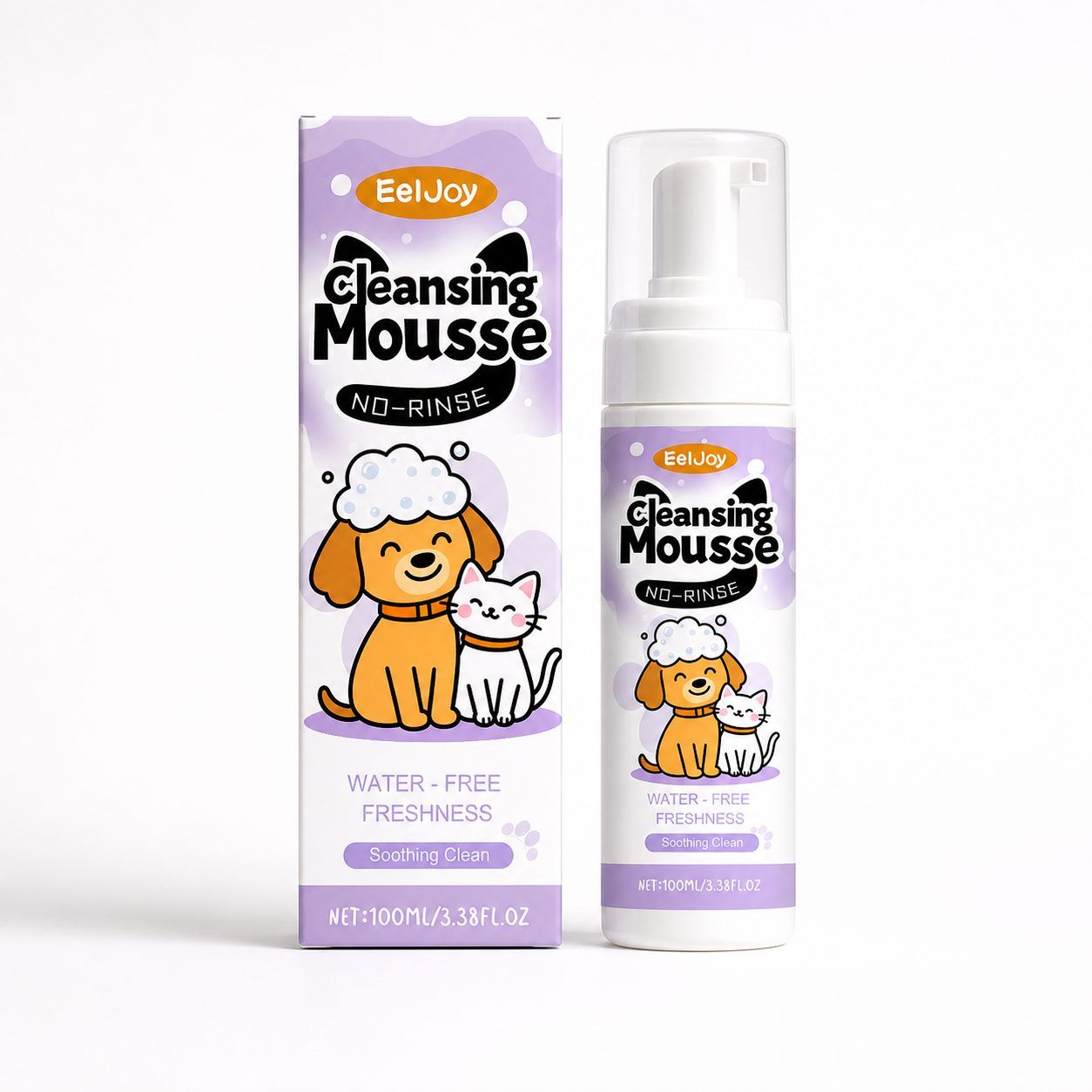 EELJOY No-Rinse Pet Face Cleansing Mousse, 100 ml photo 1