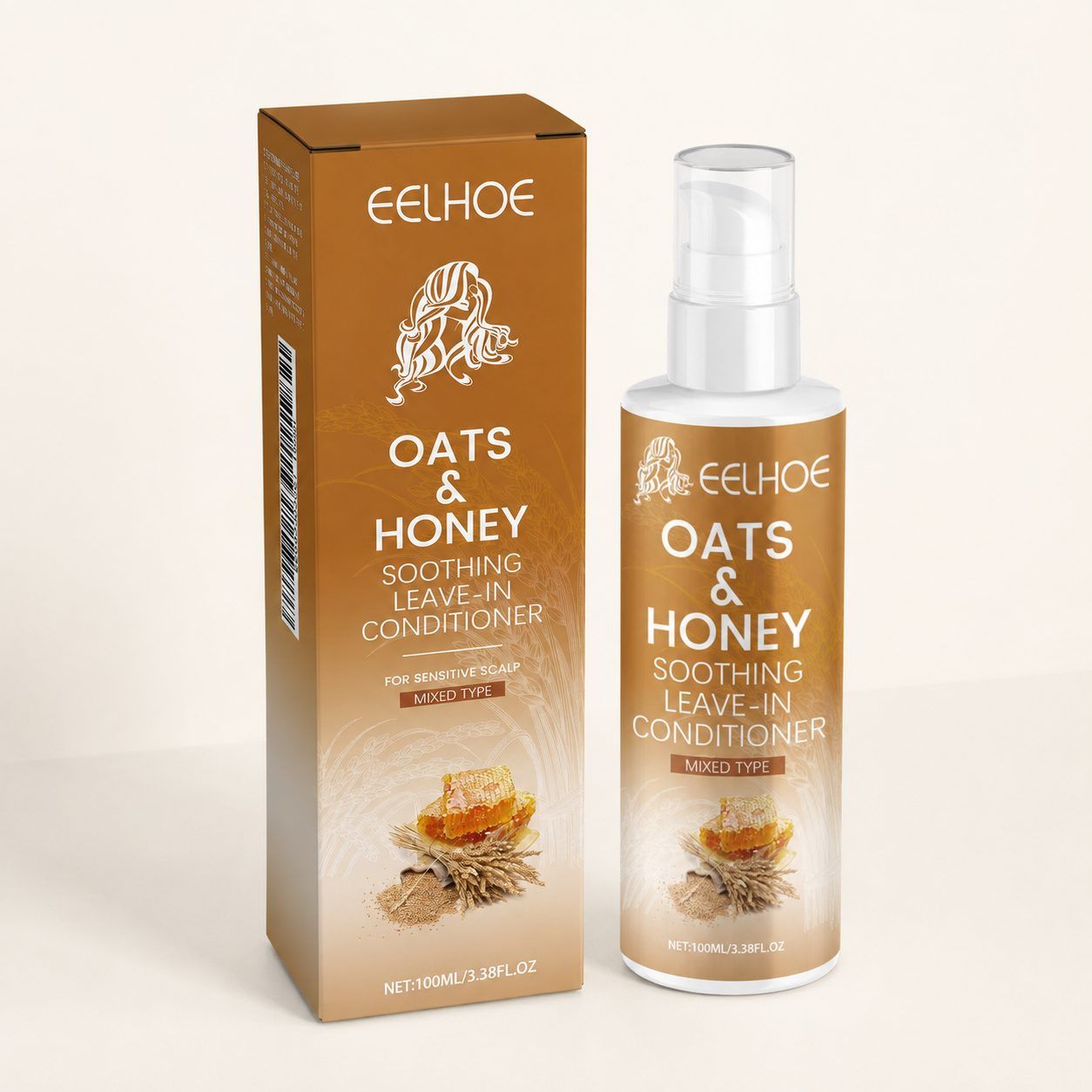 EELHOE Oats and Honey Leave-In Conditioner, 100 ml photo 7