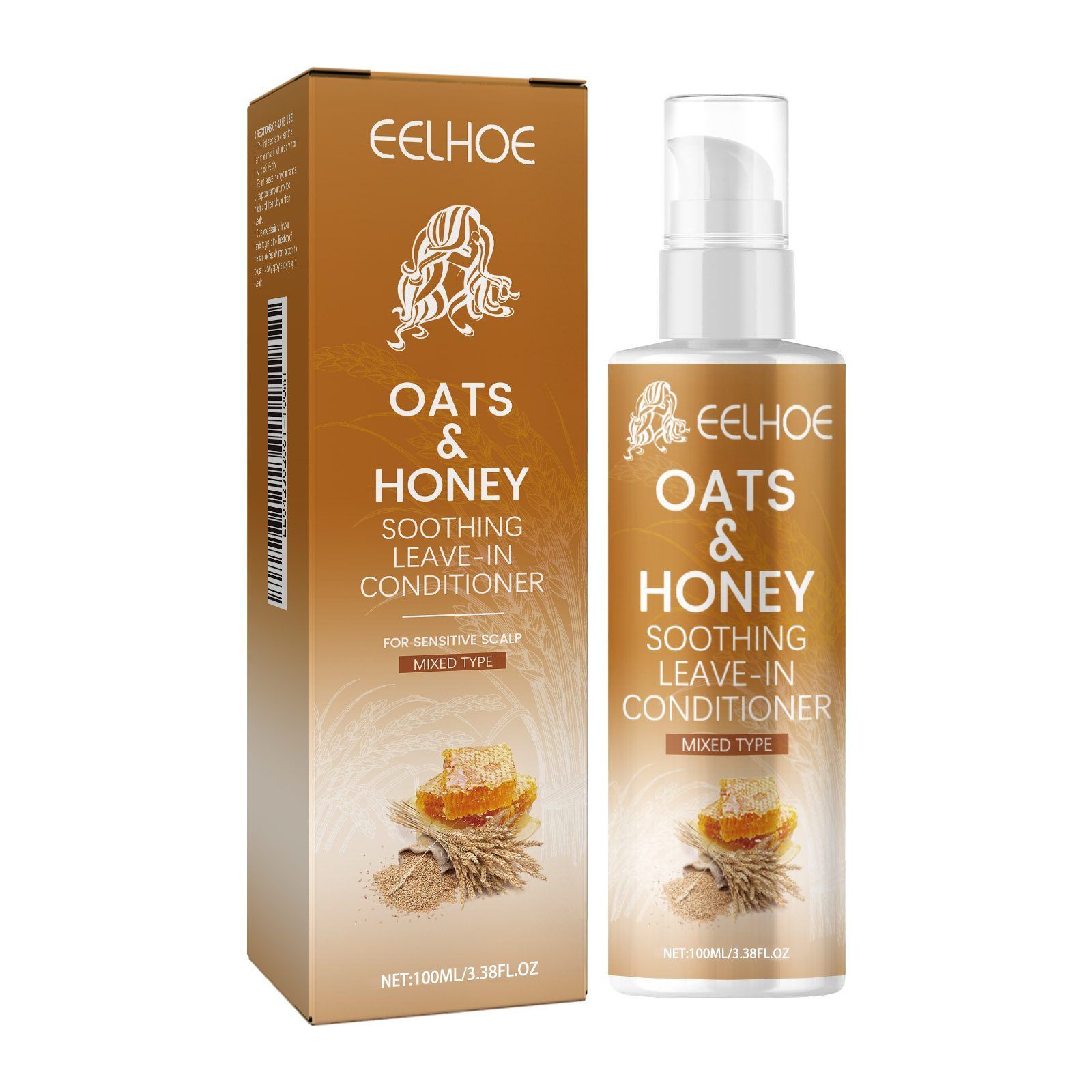 EELHOE Oats and Honey Leave-In Conditioner, 100 ml photo 8