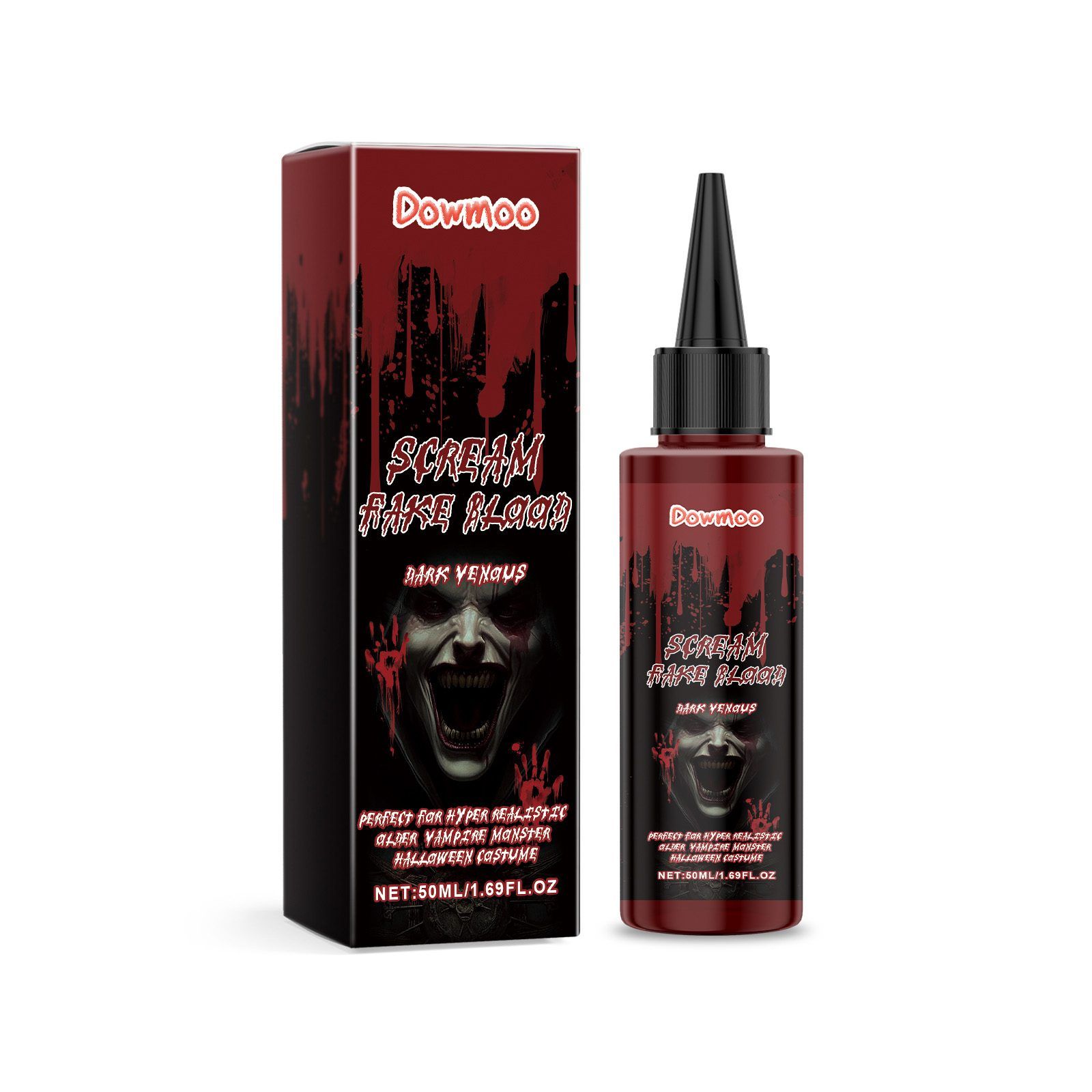 DOWMOO Halloween Fake Blood Drops, 50 ml photo 6