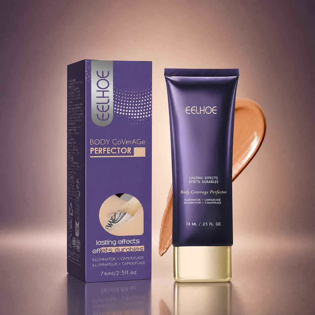 EELHOE Body Concealer Cream, Deep Tone, 74 ml photo 1