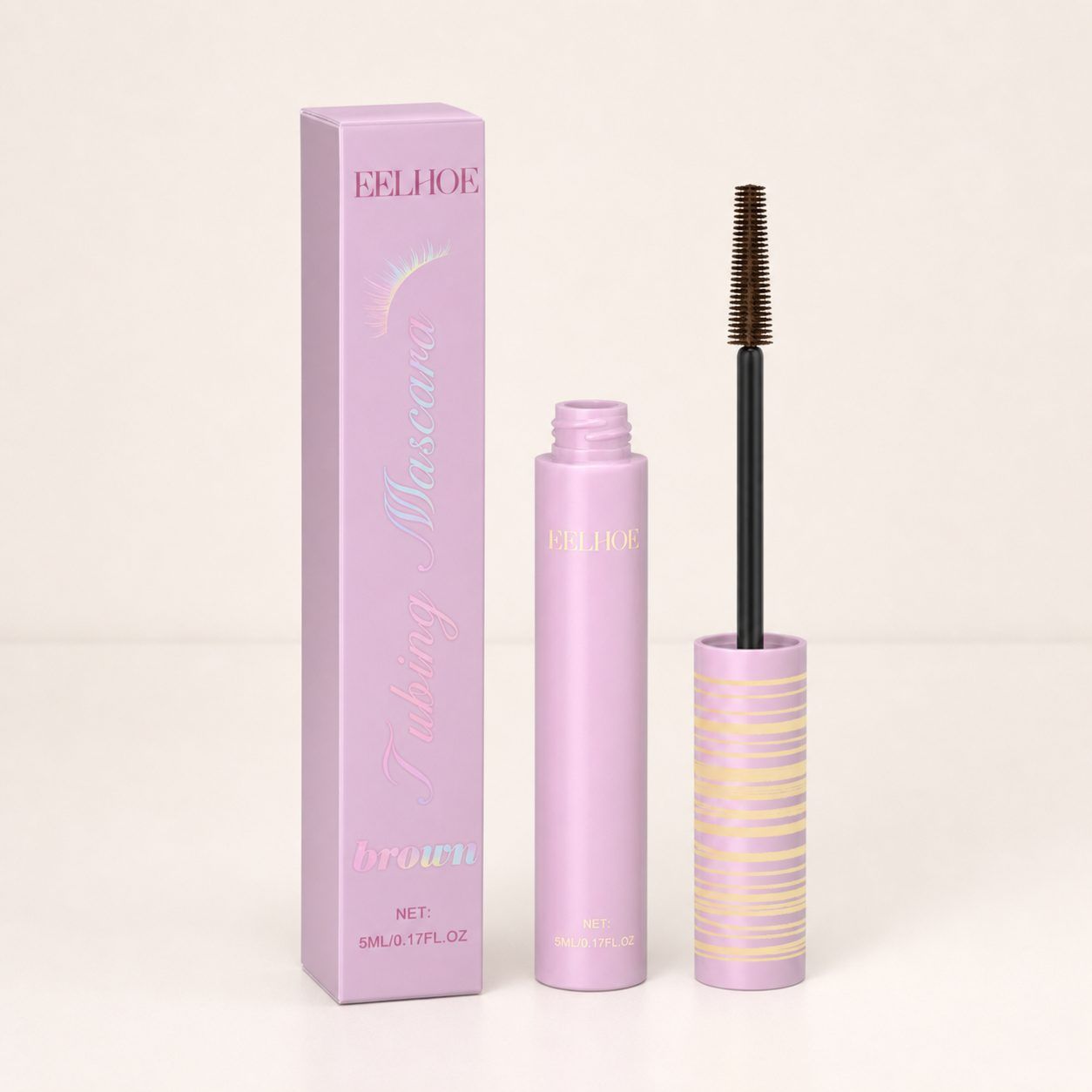 EELHOE Lengthening and Curling Mascara, Brown, 5 ml photo 4