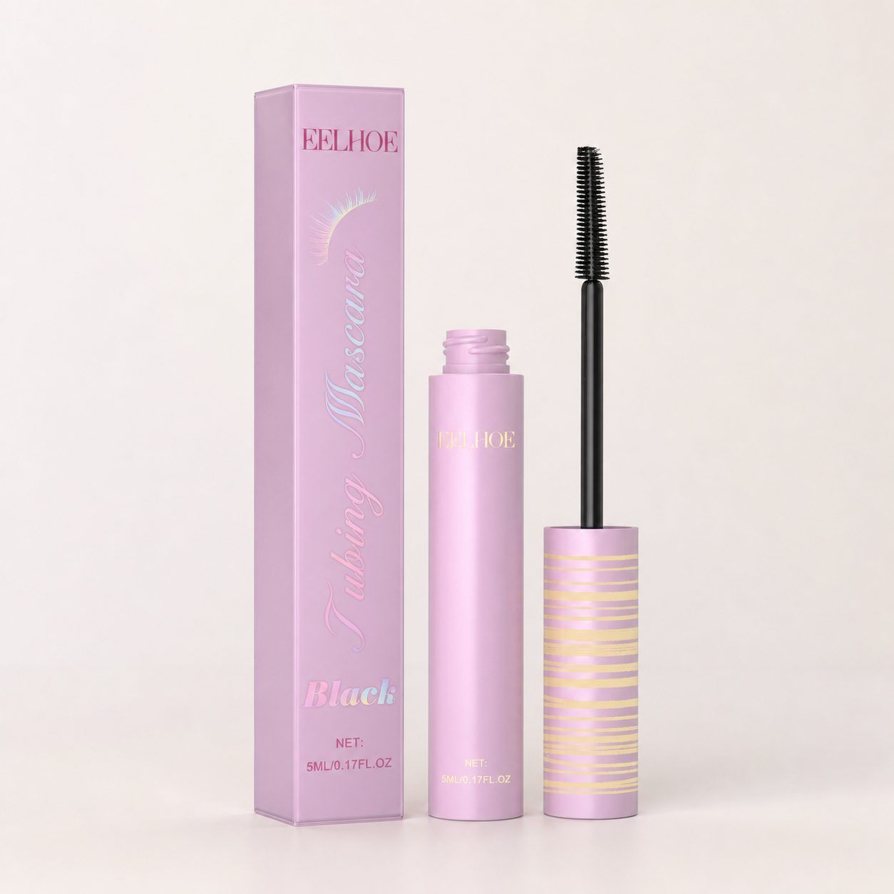 EELHOE Lengthening and Curling Mascara, Black, 5 ml photo 7