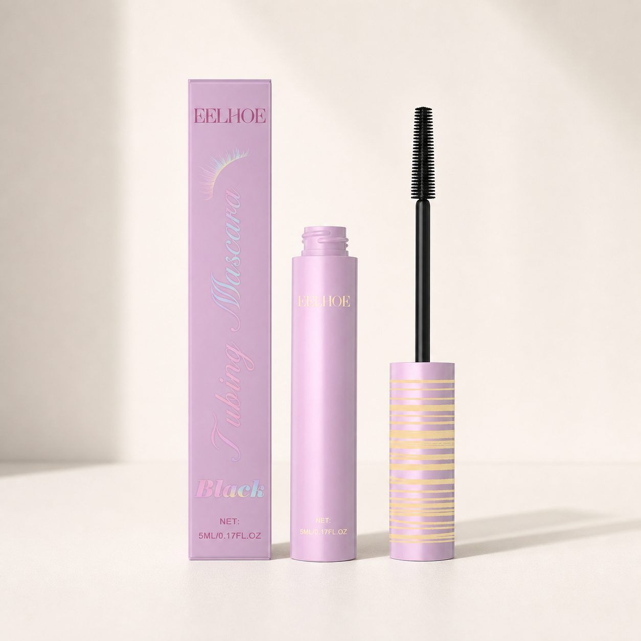 EELHOE Lengthening and Curling Mascara, Black, 5 ml photo 2