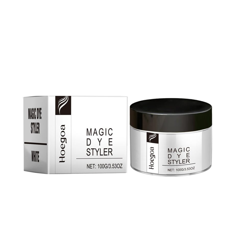 HOEGOA White Temporary Hair Color Wax, 100 g photo 6
