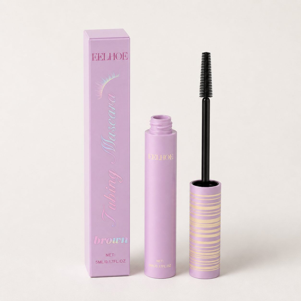 EELHOE Lengthening and Curling Mascara, Brown, 5 ml photo 2