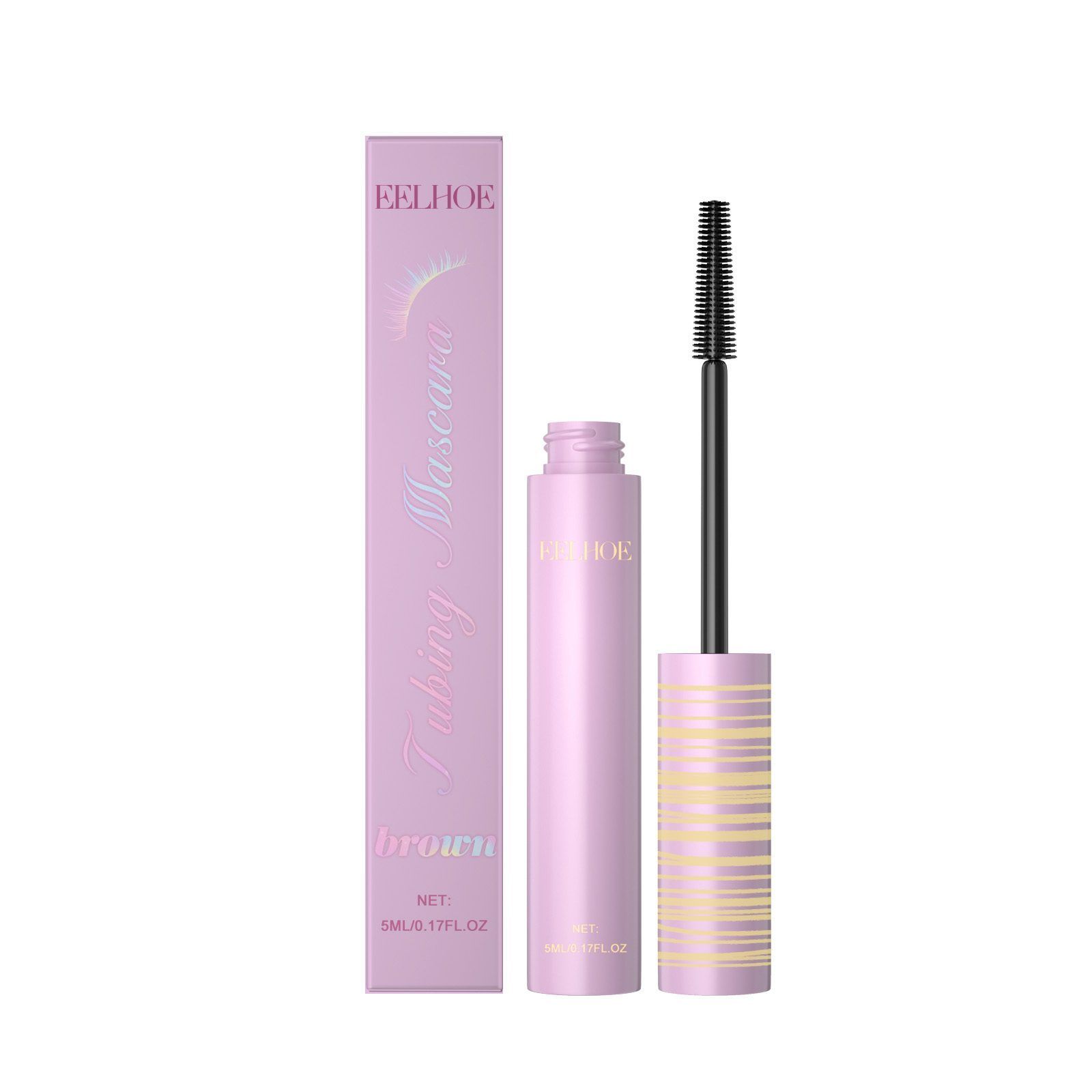 EELHOE Lengthening and Curling Mascara, Brown, 5 ml photo 5