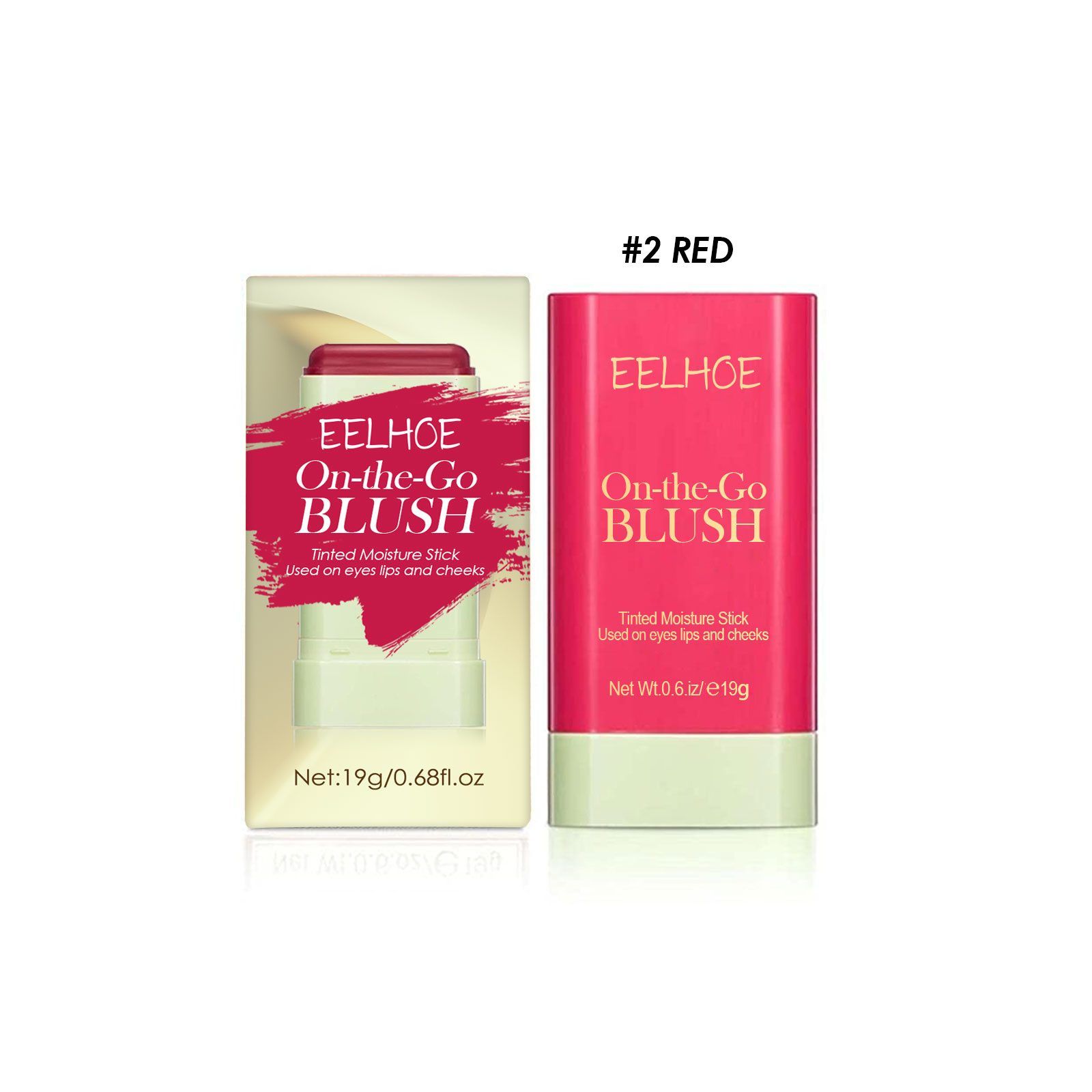 EELHOE Blush Stick, Red, 19 g photo 3