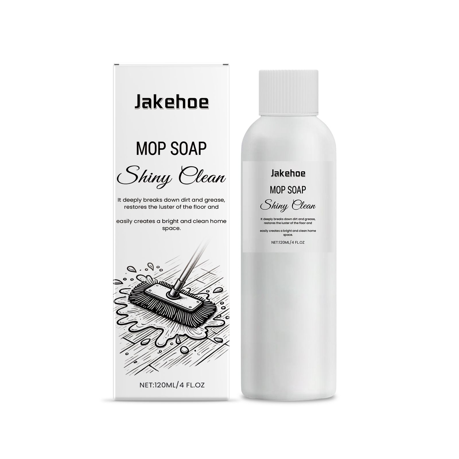 JAKEHOE Mop Soap Floor Cleaner, 120 ml photo 1