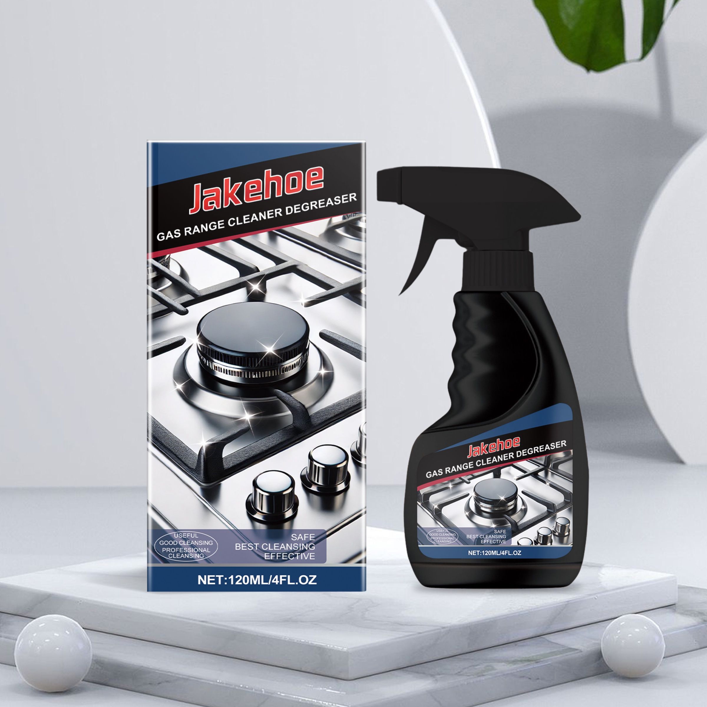 JAKEHOE Gas Stovetop Cleaner Spray, 120 ml photo 8