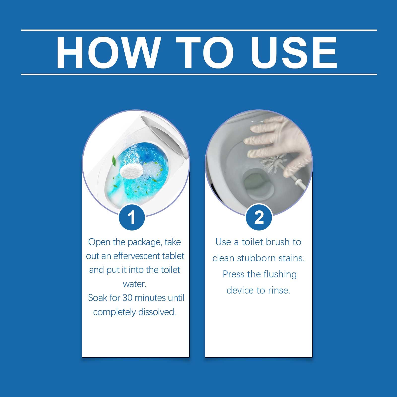 JAKEHOE Automatic Toilet Bowl Cleaning Tablets, 12 Pieces photo 8