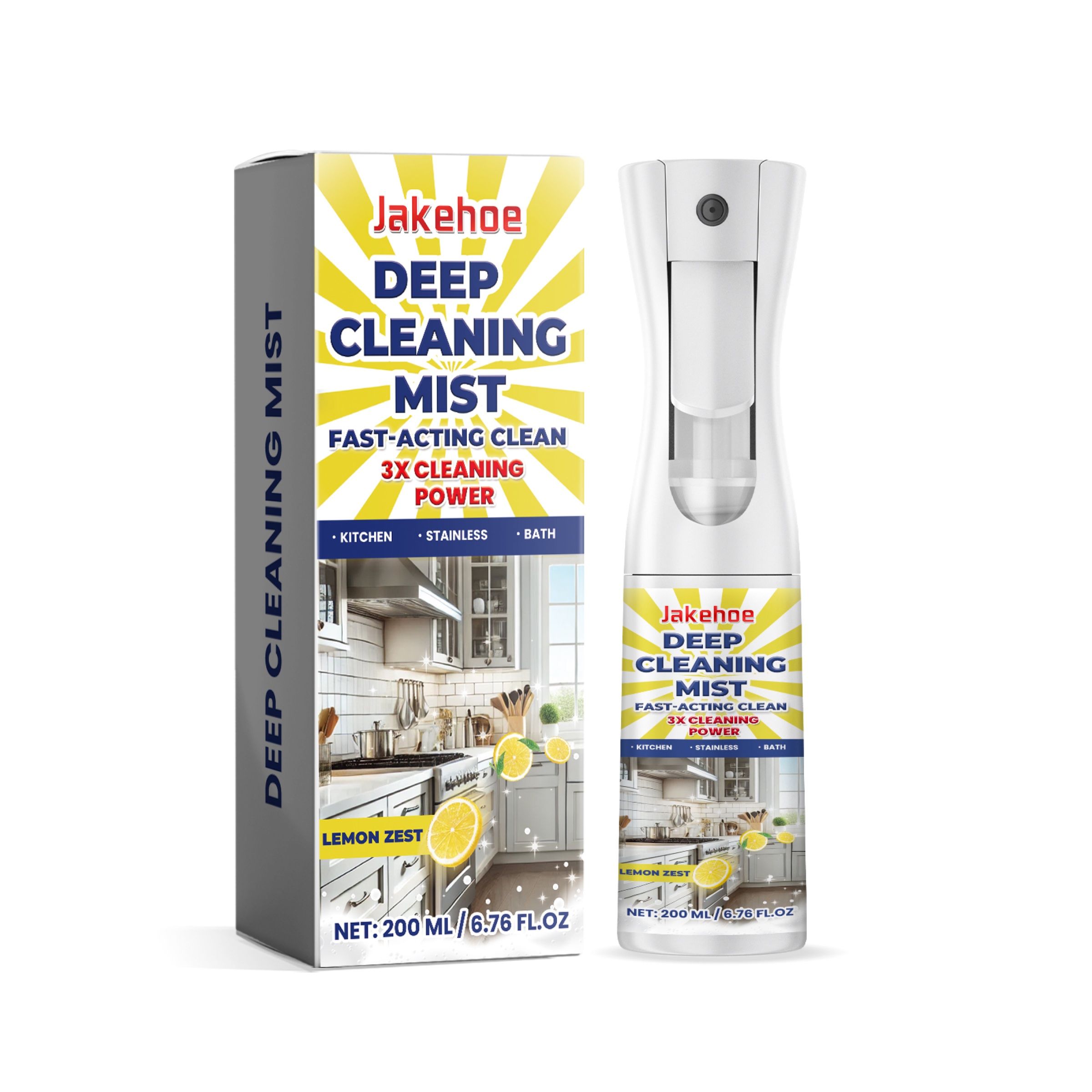 JAKEHOE Kitchen Deep Cleaner Spray, 200 ml / 1 Bottle photo 1