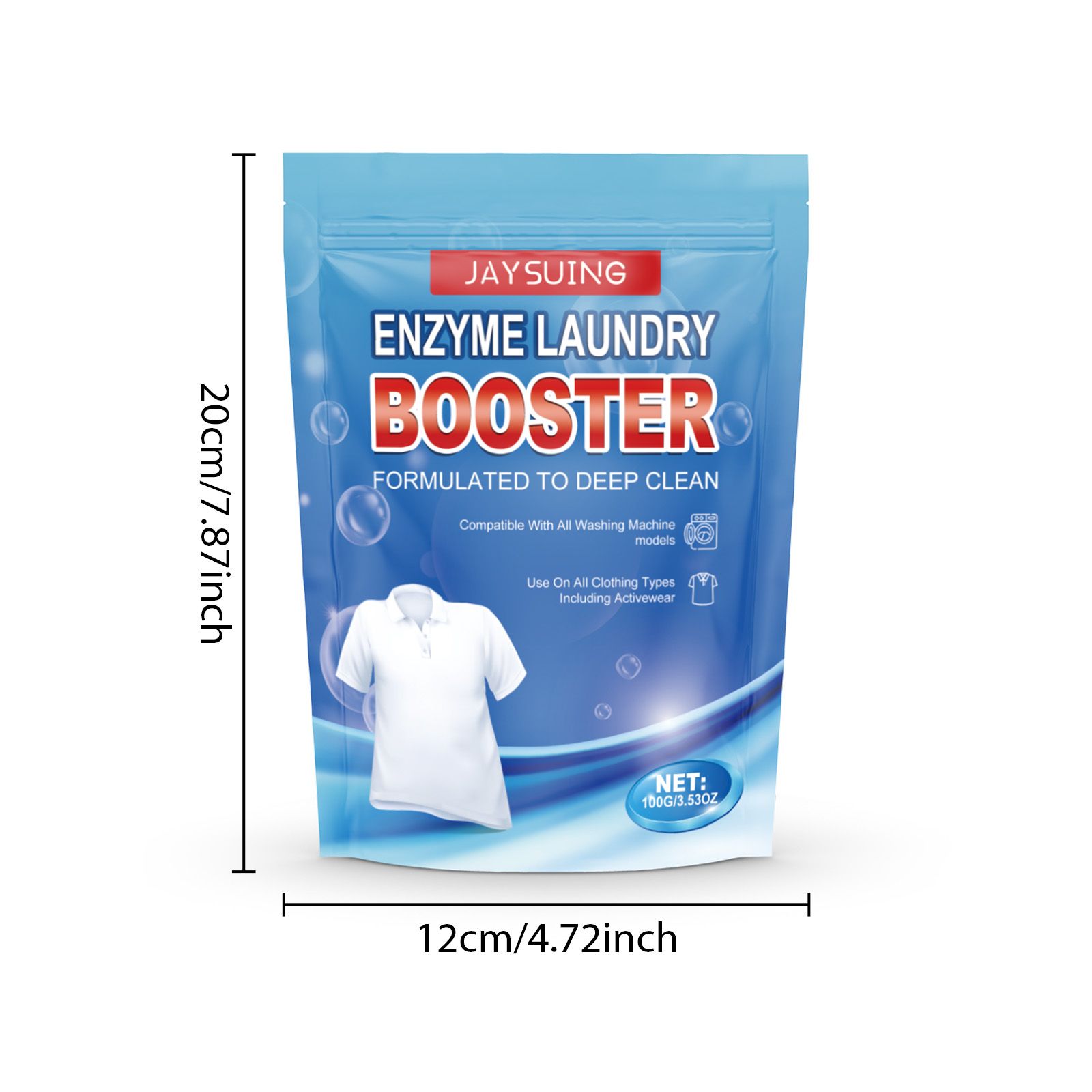 JAYSUING Enzyme Laundry Booster Powder, 100 g / 1 Pack photo 7