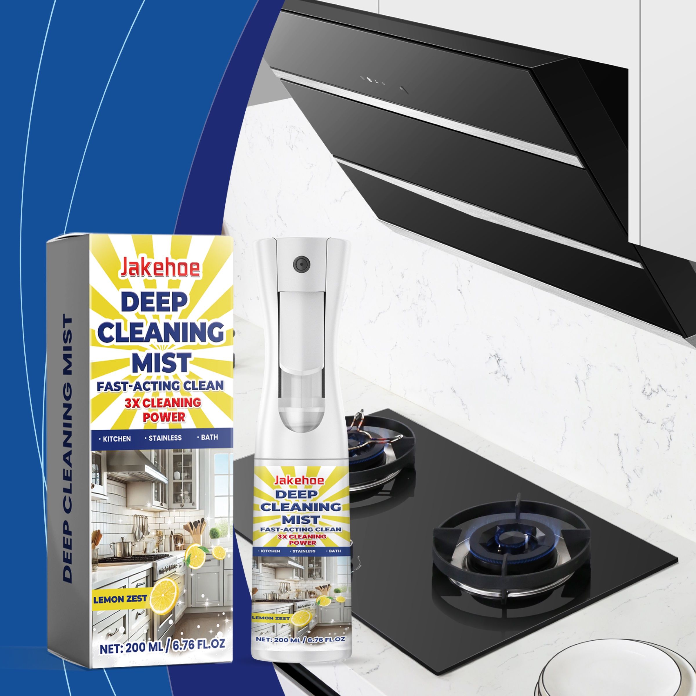 JAKEHOE Kitchen Deep Cleaner Spray, 200 ml / 1 Bottle photo 2