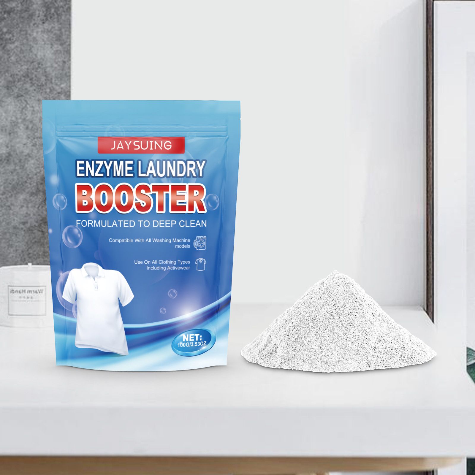 JAYSUING Enzyme Laundry Booster Powder, 100 g / 1 Pack photo 3
