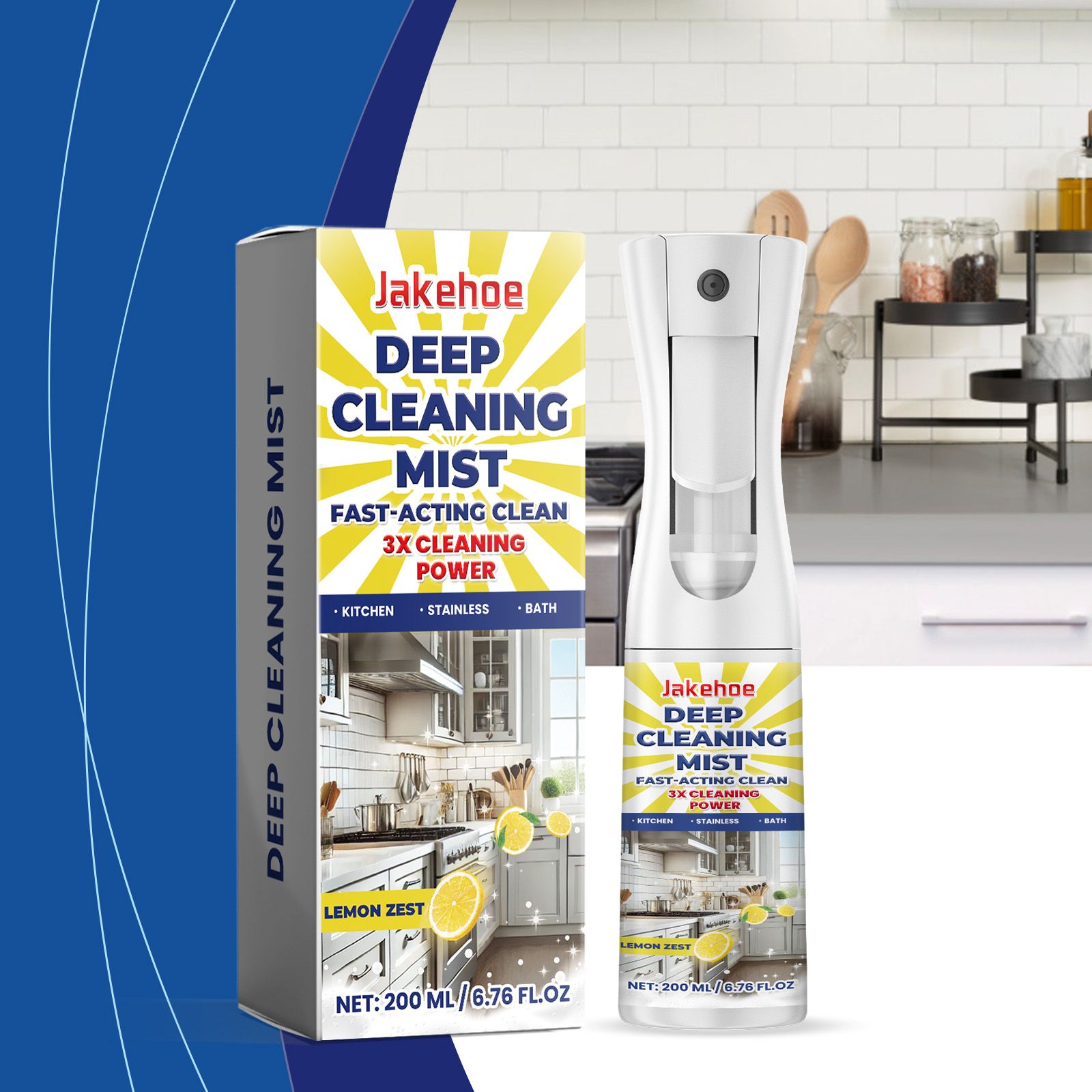 JAKEHOE Kitchen Deep Cleaner Spray, 200 ml / 1 Bottle photo 7